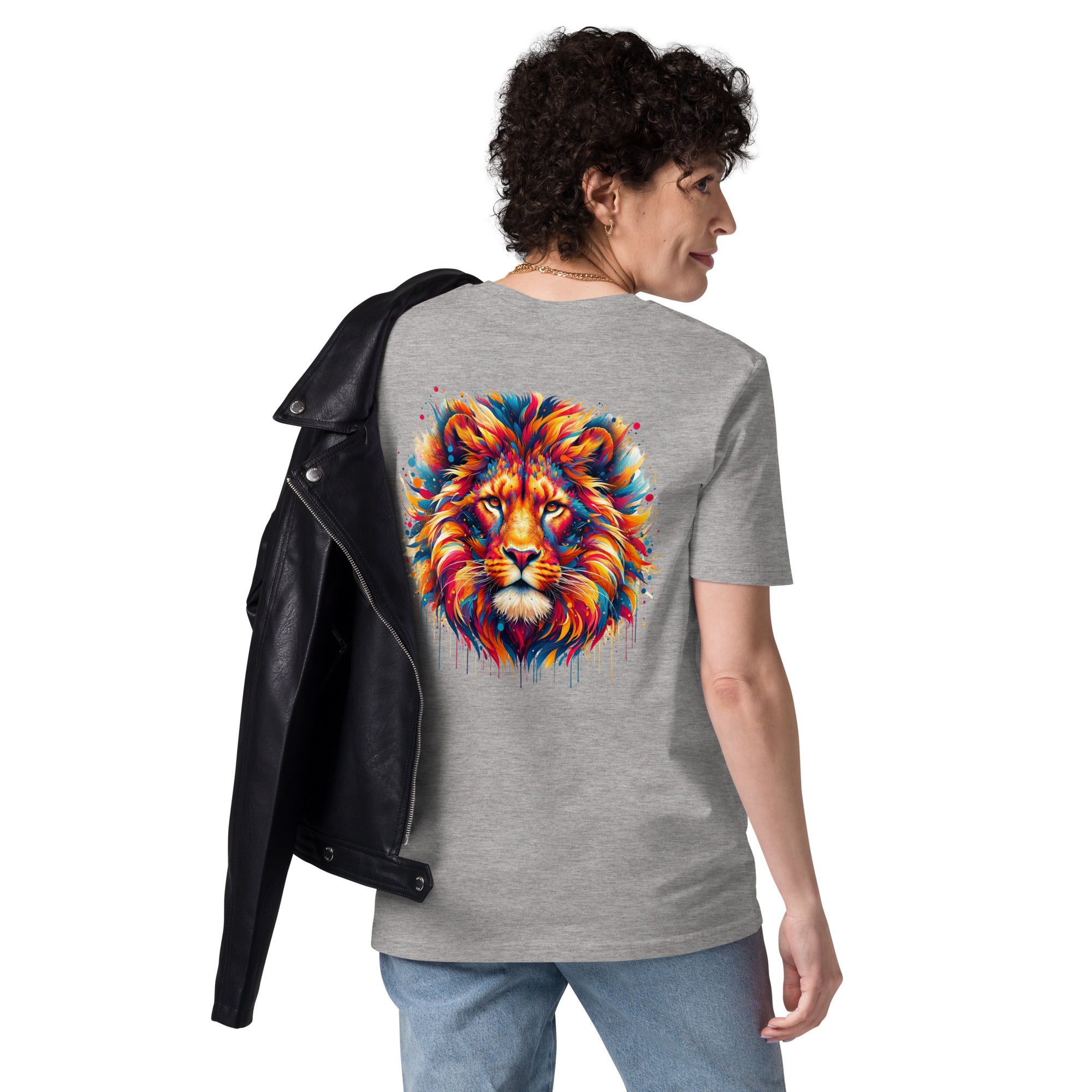 Enchanting Lion's Magic. Unisex organic cotton t-shirt