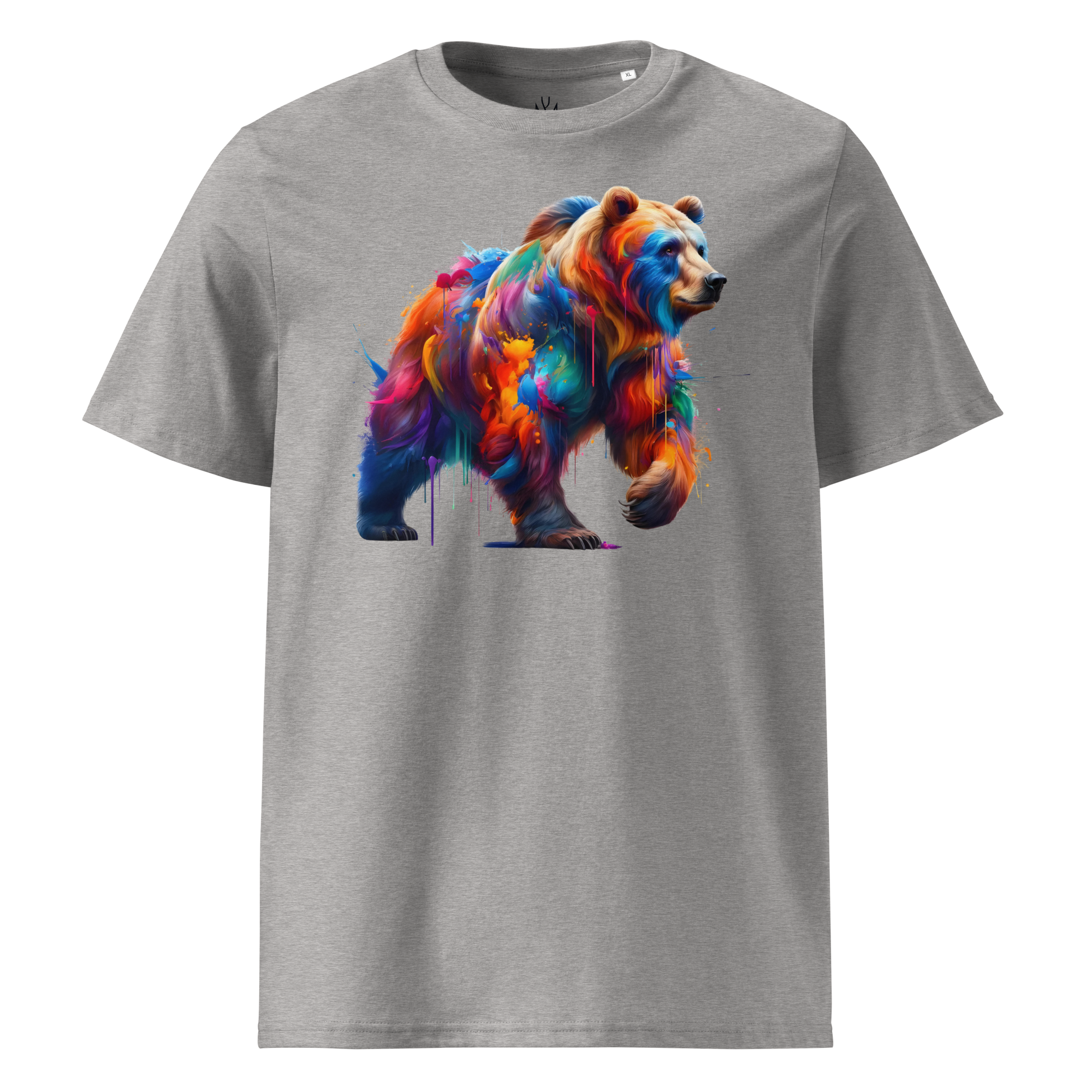 Krāsainais LĀCIS. Unisex organiskās kokvilnas t-krekls