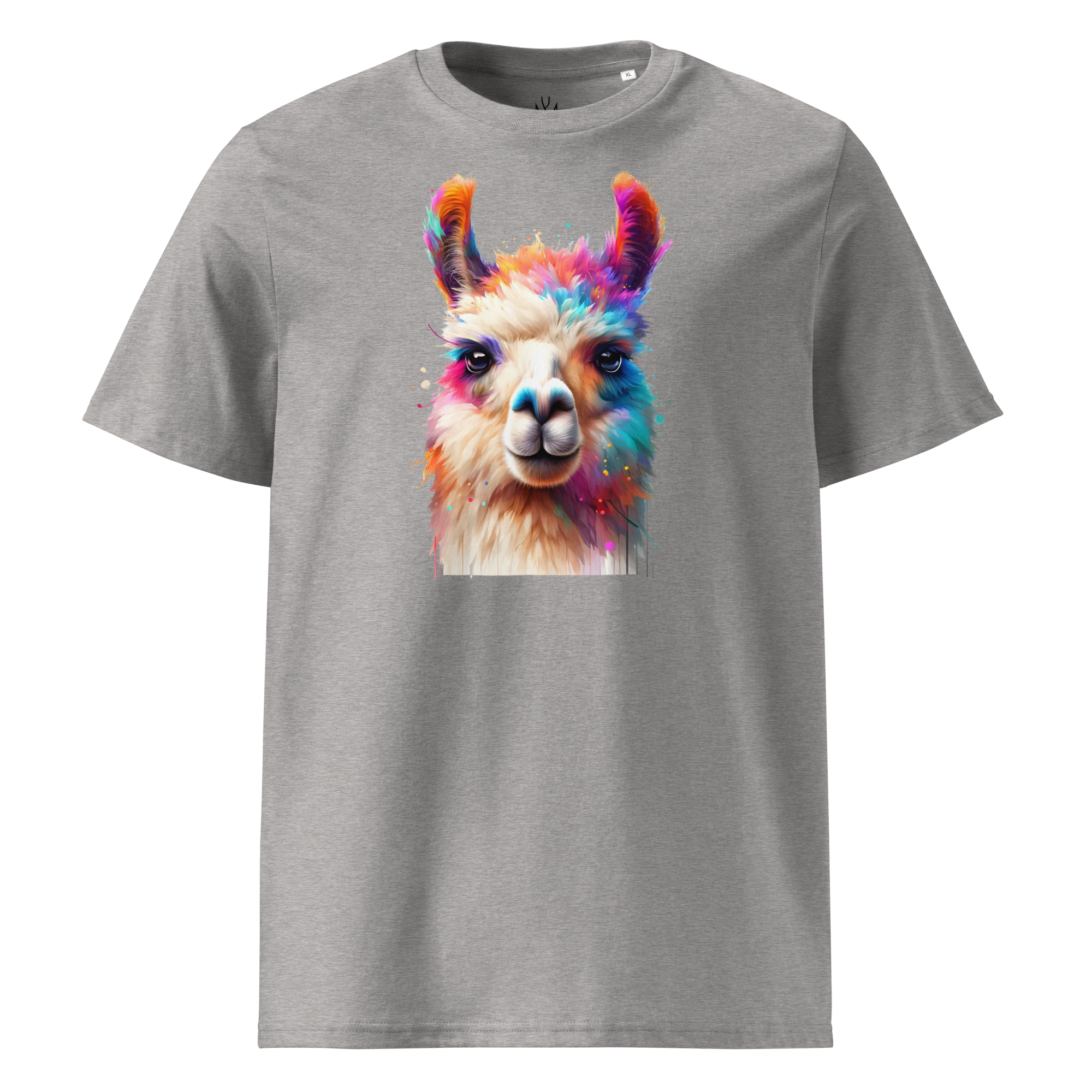Colorful LAMA Unisex Organic Cotton T-Shirt