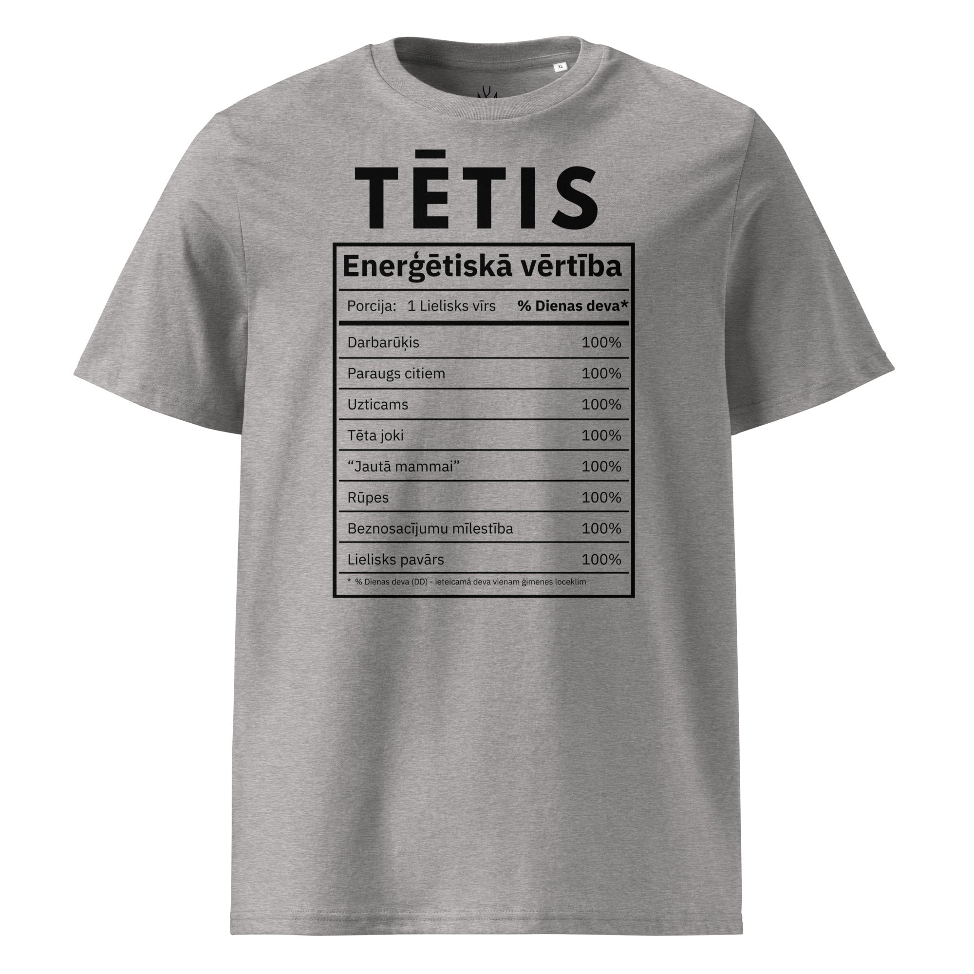 100% tētis - organiskās kokvilnas t-krekls