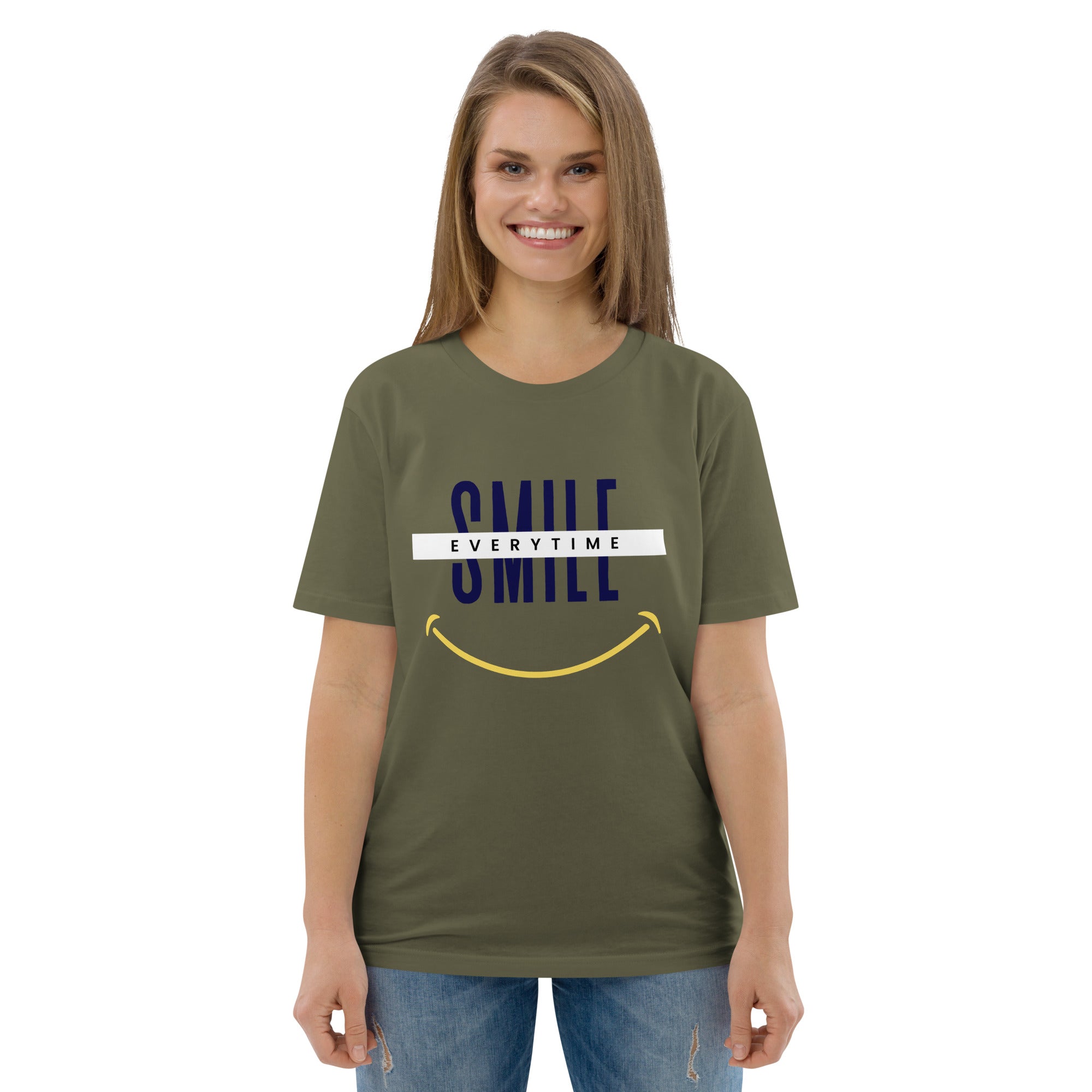 Smile everytime. Unisex organic cotton t-shirt