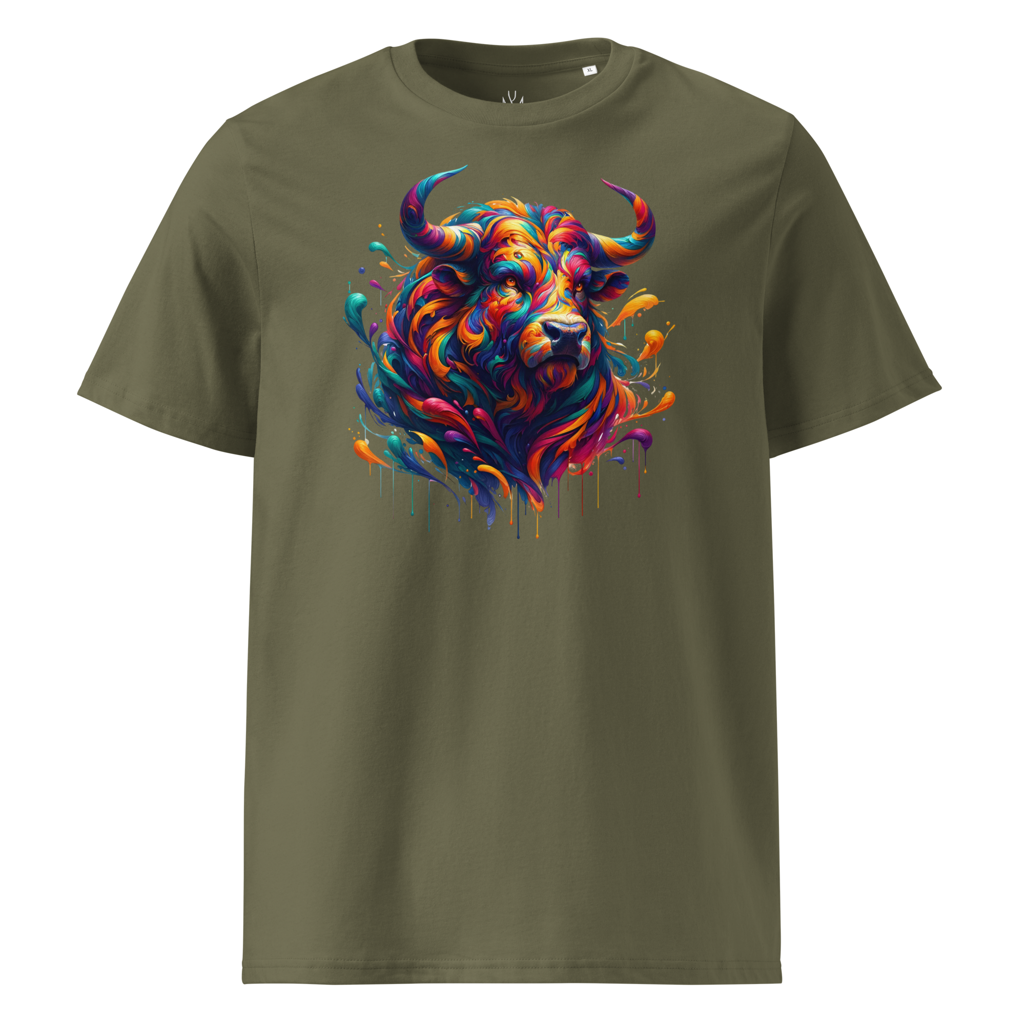 Krāsainais VĒRSIS. Unisex organiskās kokvilnas t-krekls