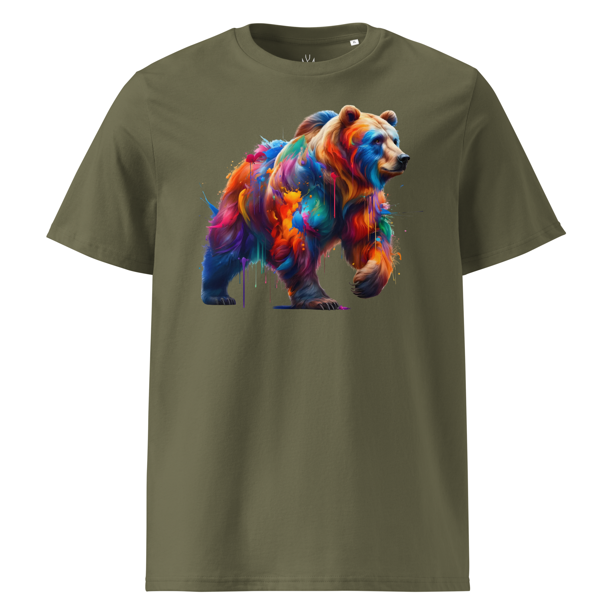 Krāsainais LĀCIS. Unisex organiskās kokvilnas t-krekls