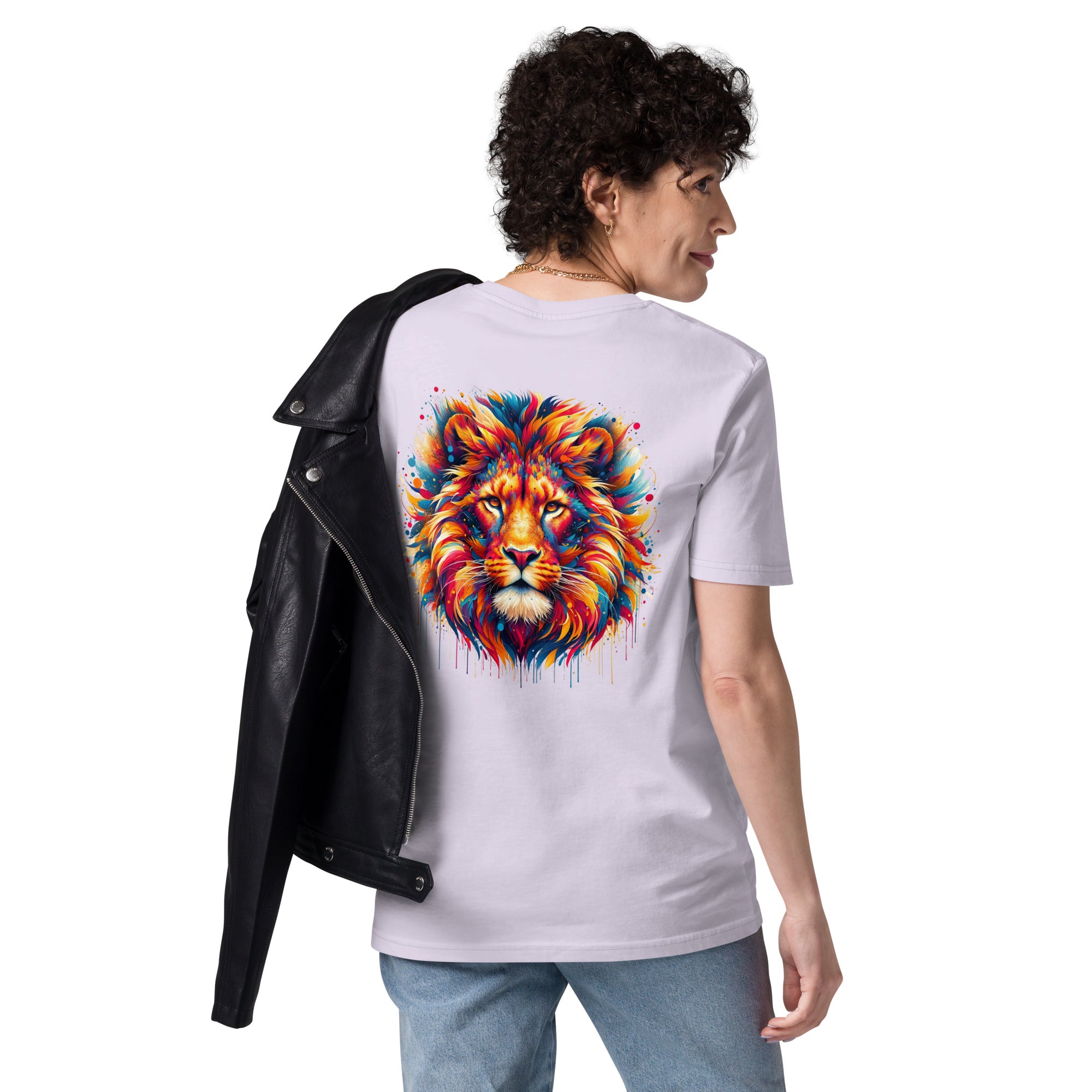Enchanting Lion's Magic. Unisex organic cotton t-shirt