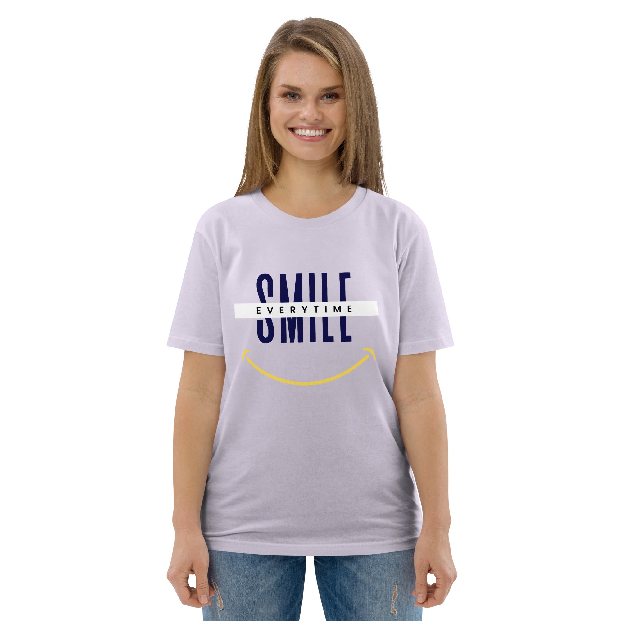 Smile everytime. Unisex organic cotton t-shirt