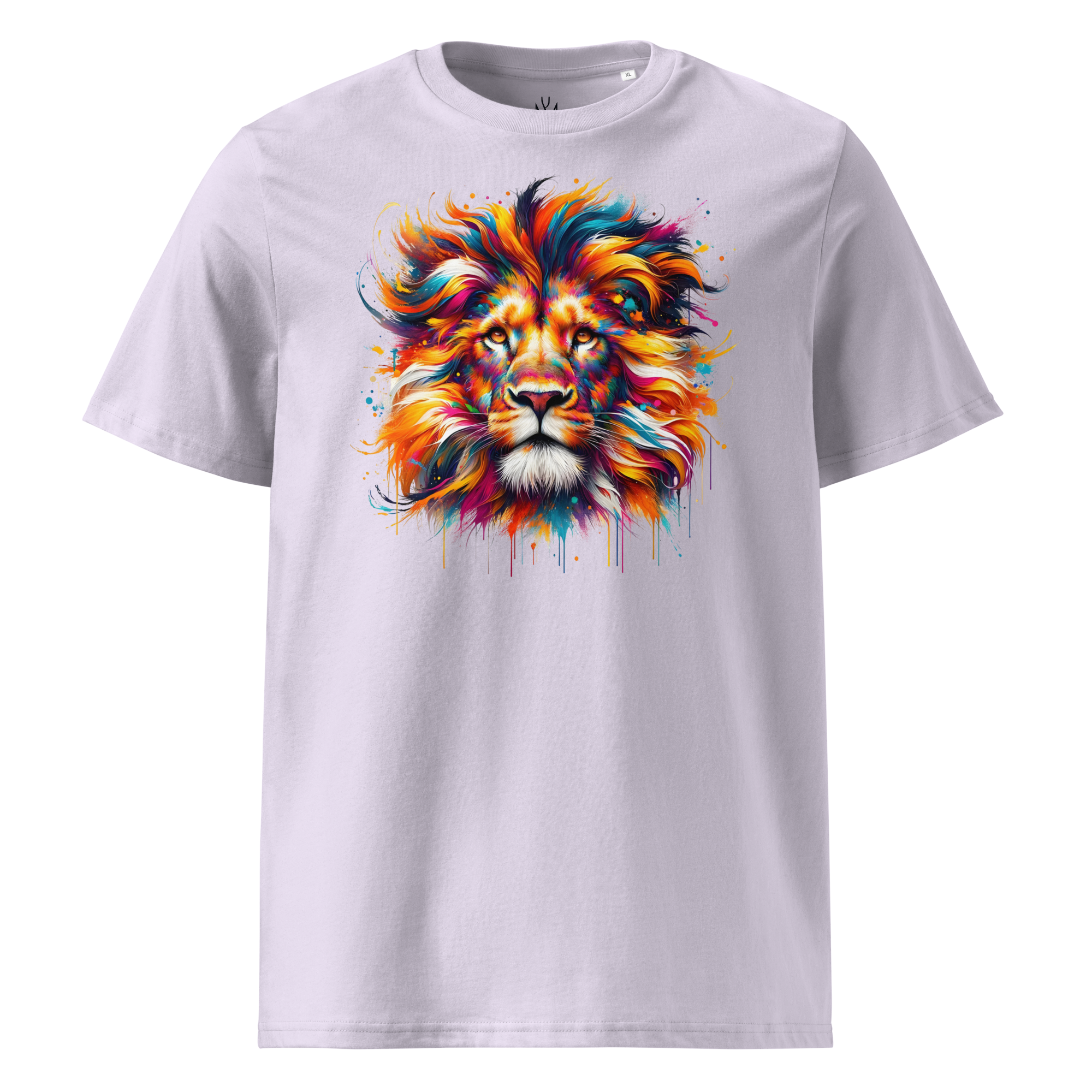 Colorful LION Unisex Organic Cotton T-Shirt