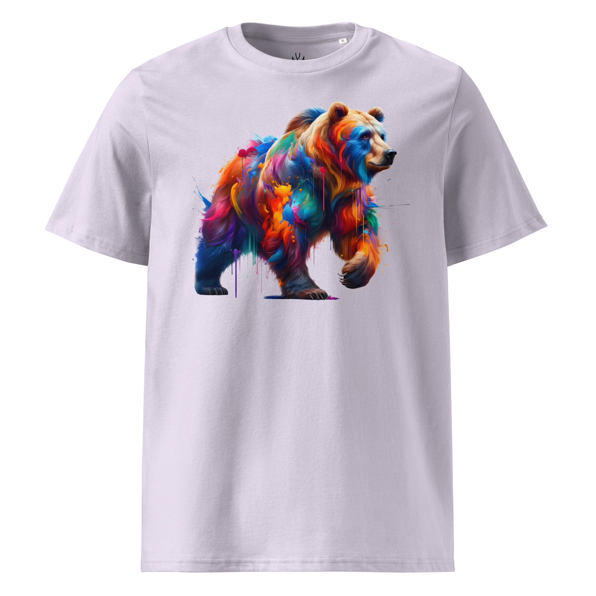 Krāsainais LĀCIS. Unisex organiskās kokvilnas t-krekls