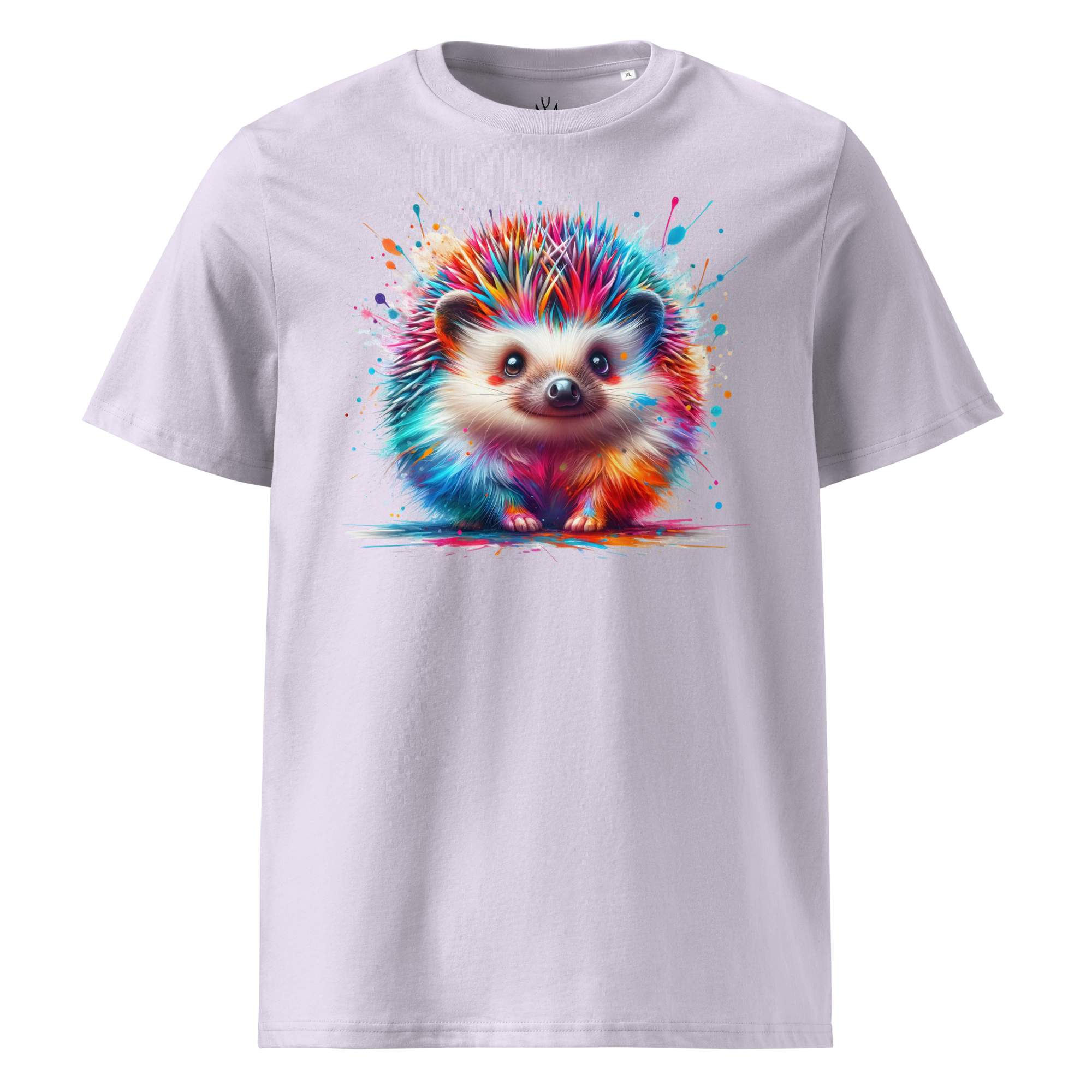 Colorful HEDGEHOG Unisex Organic Cotton T-Shirt
