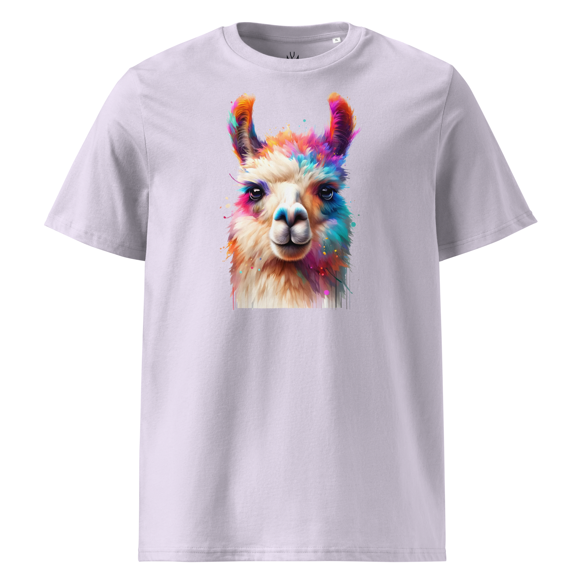 Colorful LAMA Unisex Organic Cotton T-Shirt