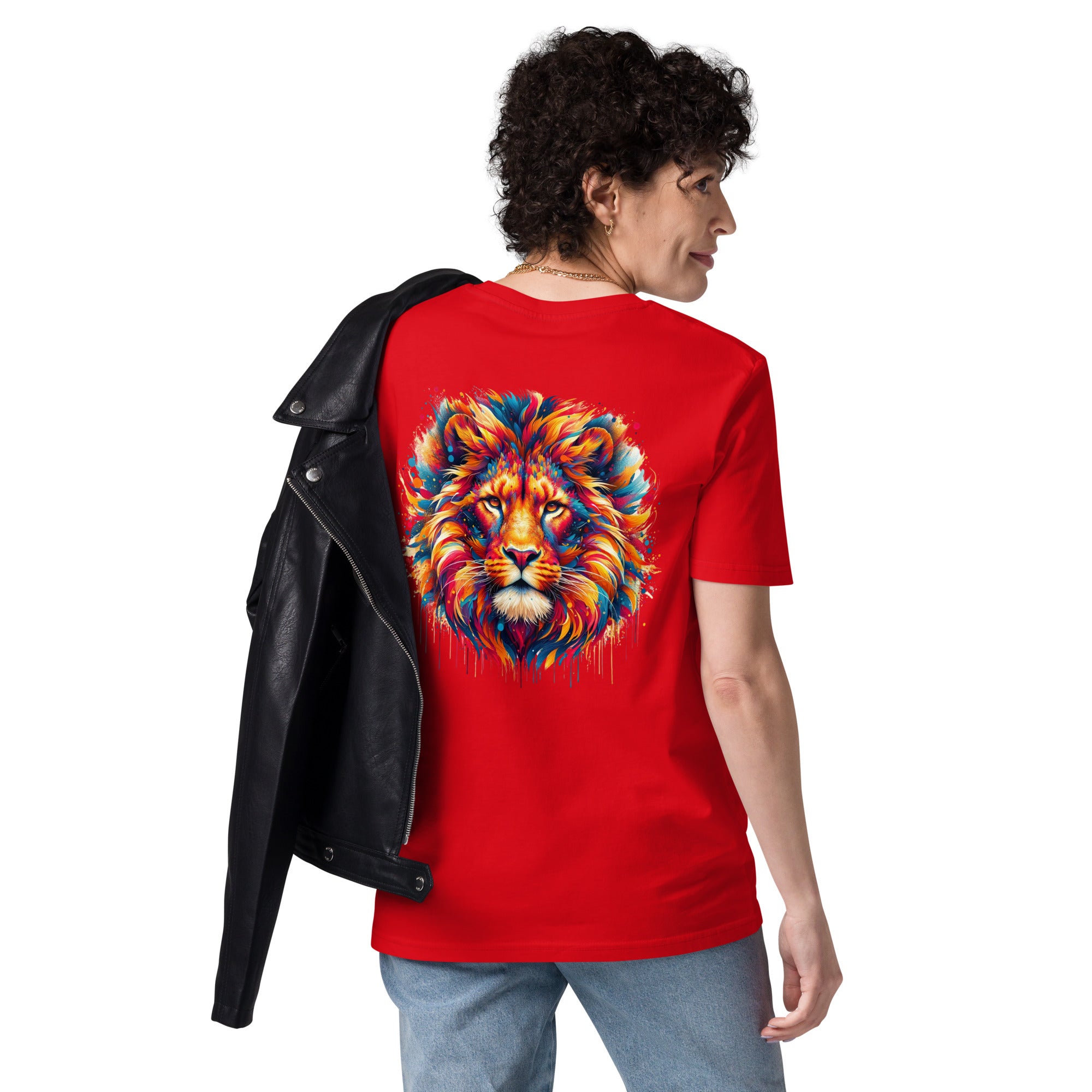Enchanting Lion's Magic. Unisex organic cotton t-shirt