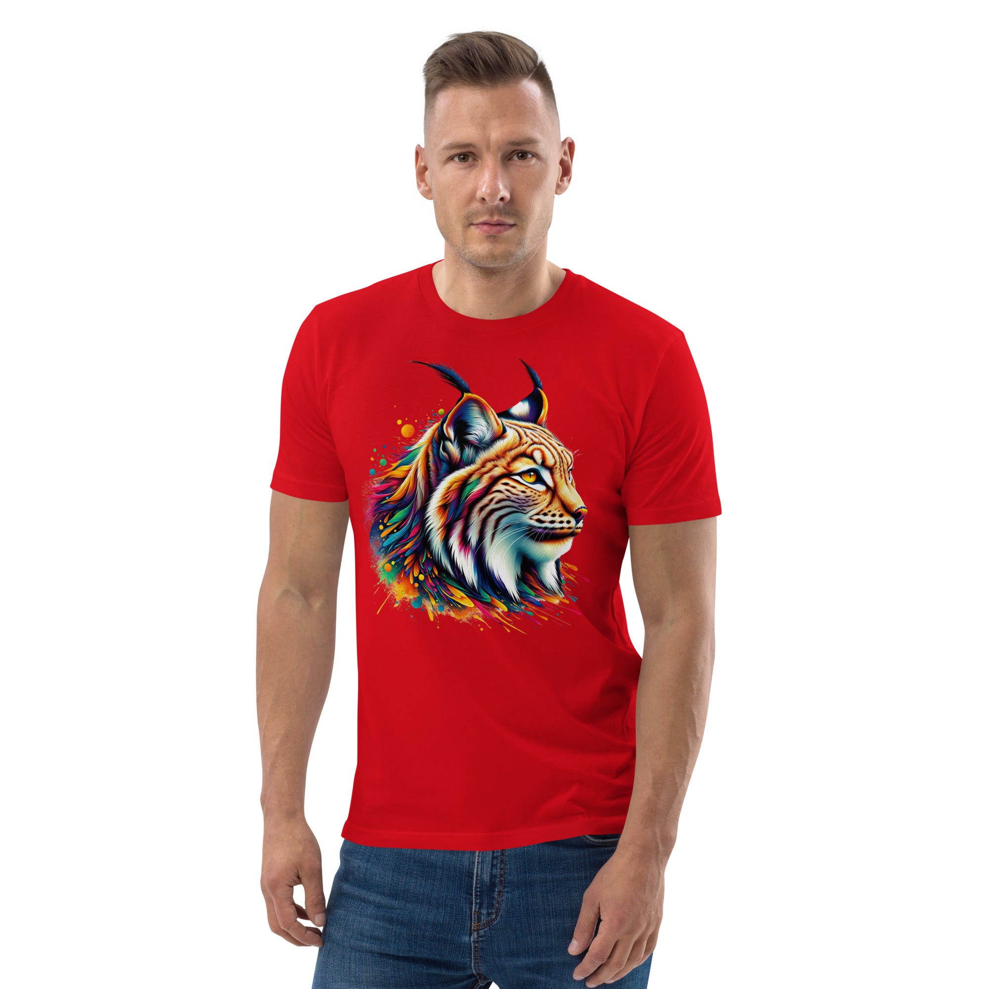 Apburošā Lūša maģija. Unisex organiskās kokvilnas T-krekls.