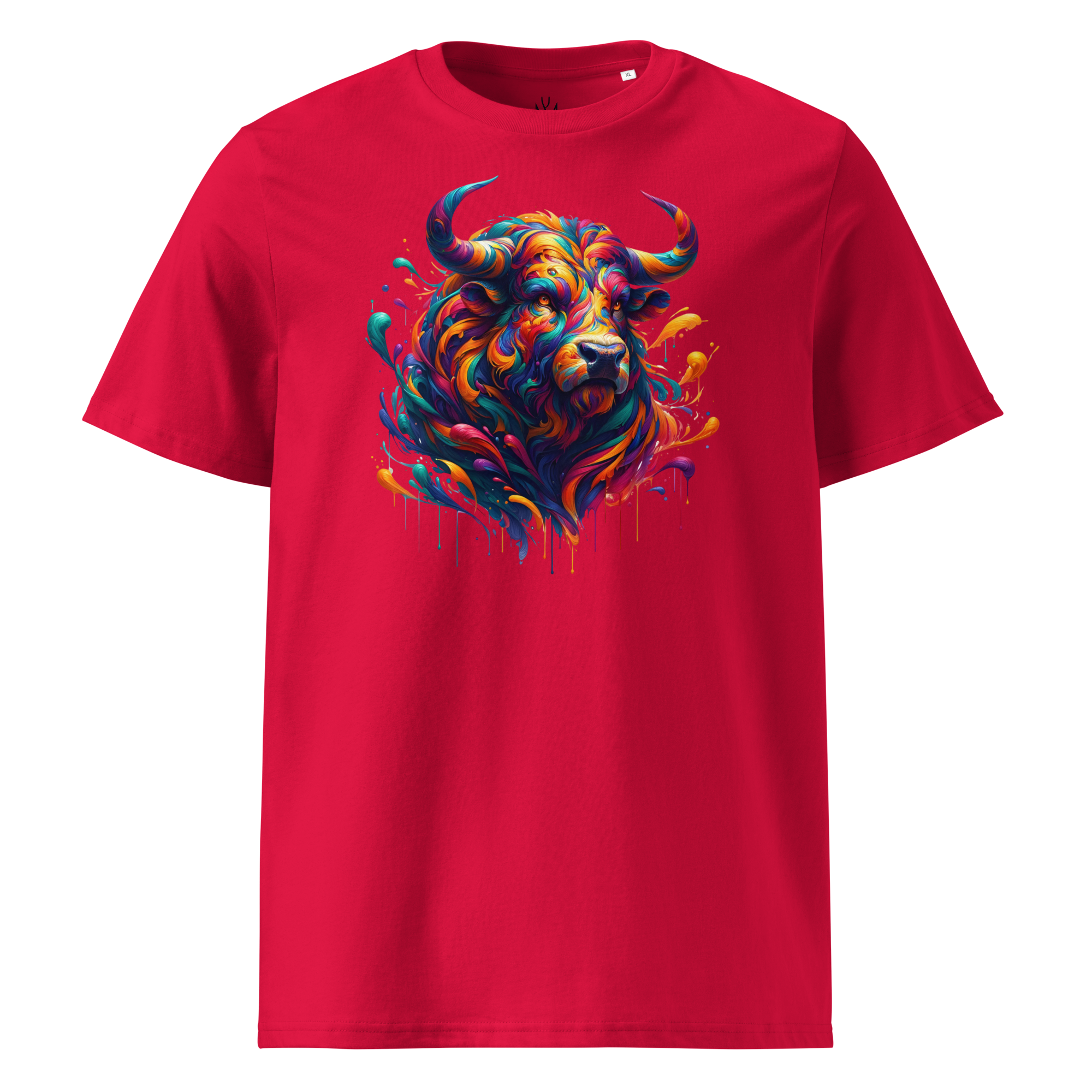 Krāsainais VĒRSIS. Unisex organiskās kokvilnas t-krekls