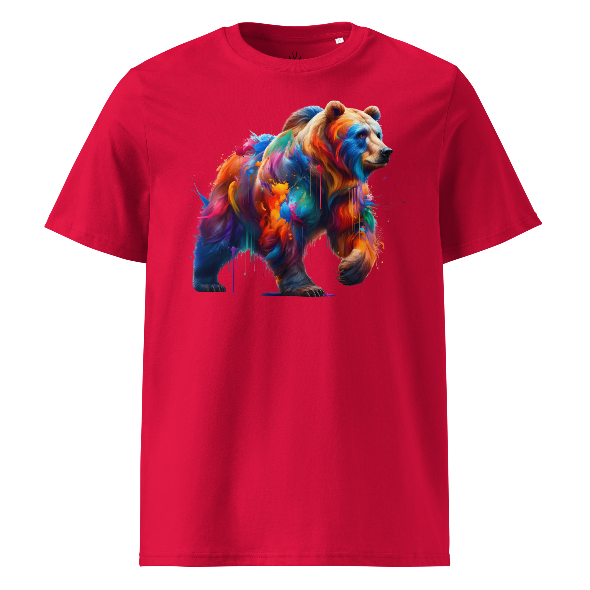Krāsainais LĀCIS. Unisex organiskās kokvilnas t-krekls