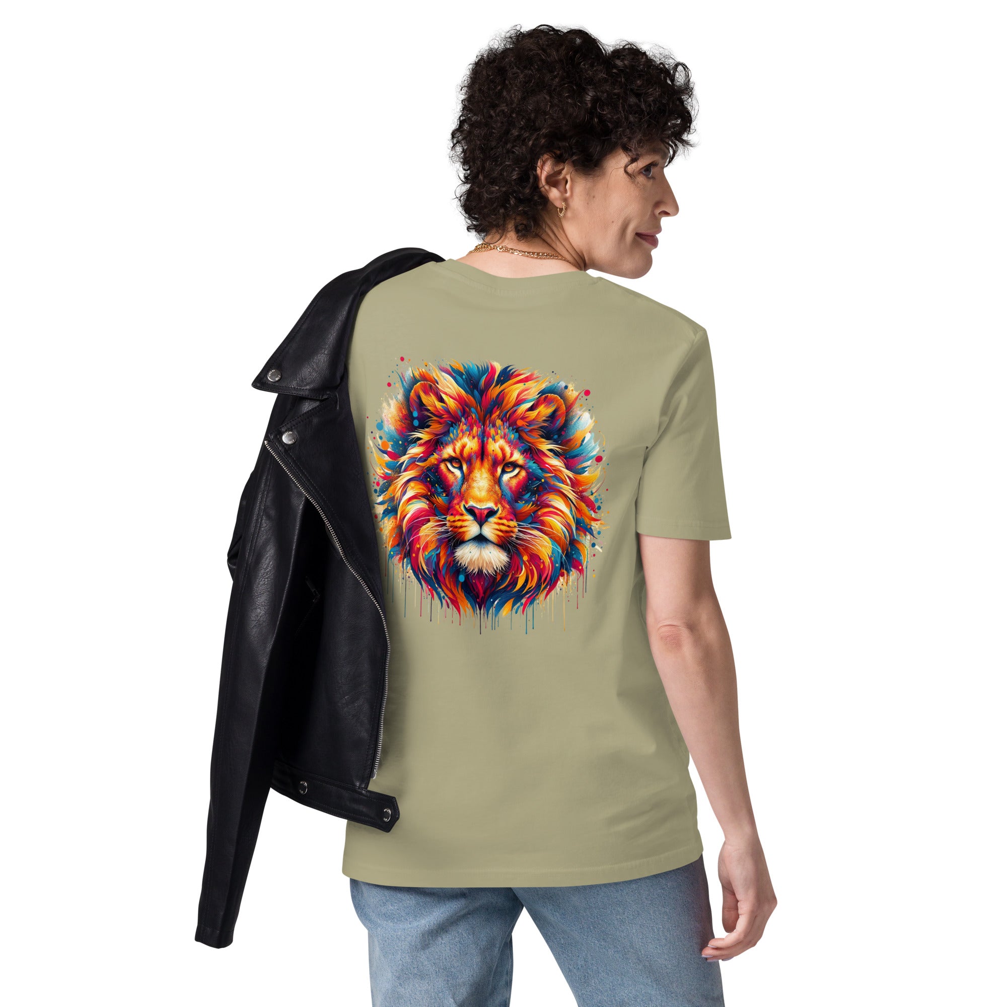 Enchanting Lion's Magic. Unisex organic cotton t-shirt
