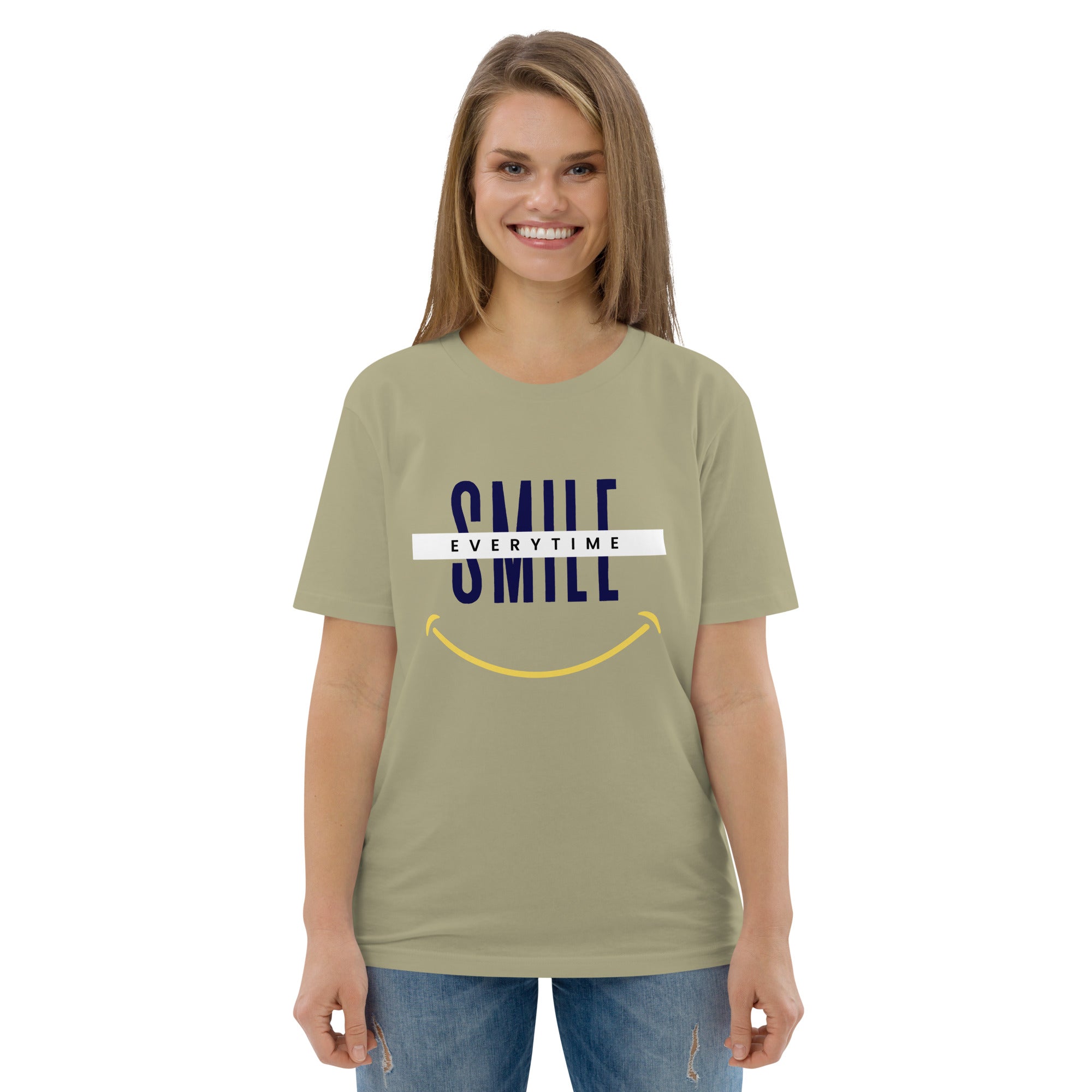 Smile everytime. Unisex organic cotton t-shirt