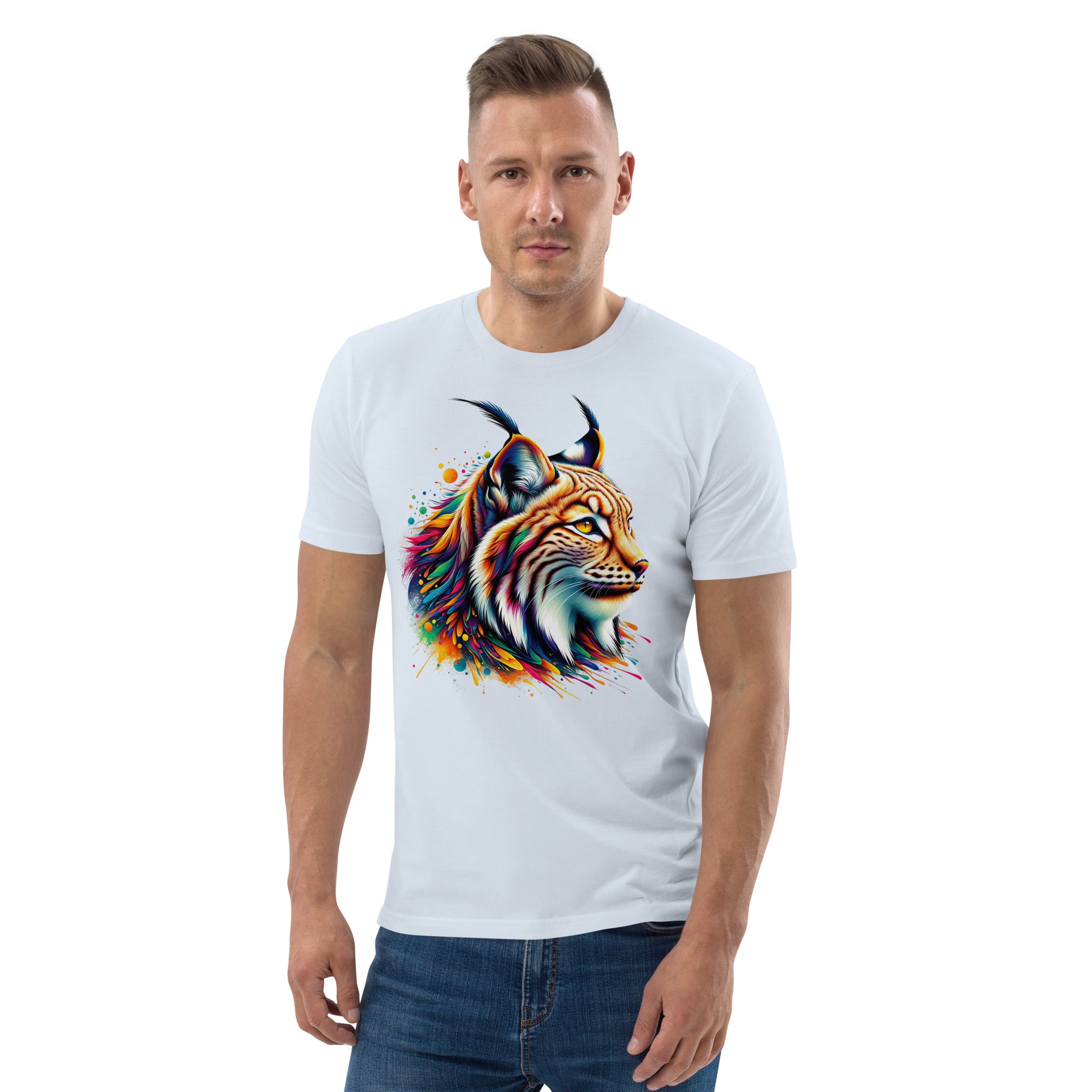 Apburošā Lūša maģija. Unisex organiskās kokvilnas T-krekls.