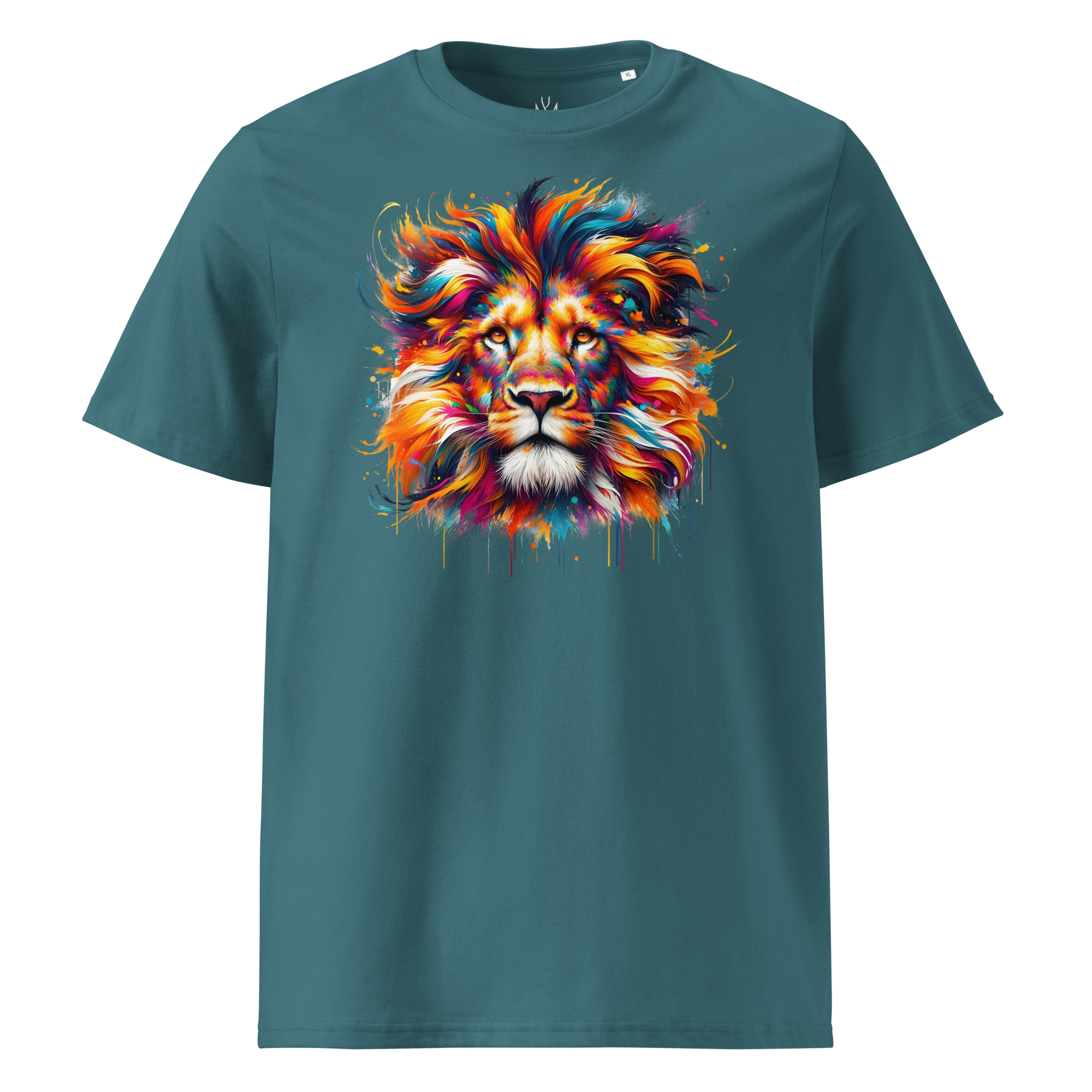 Colorful LION Unisex Organic Cotton T-Shirt