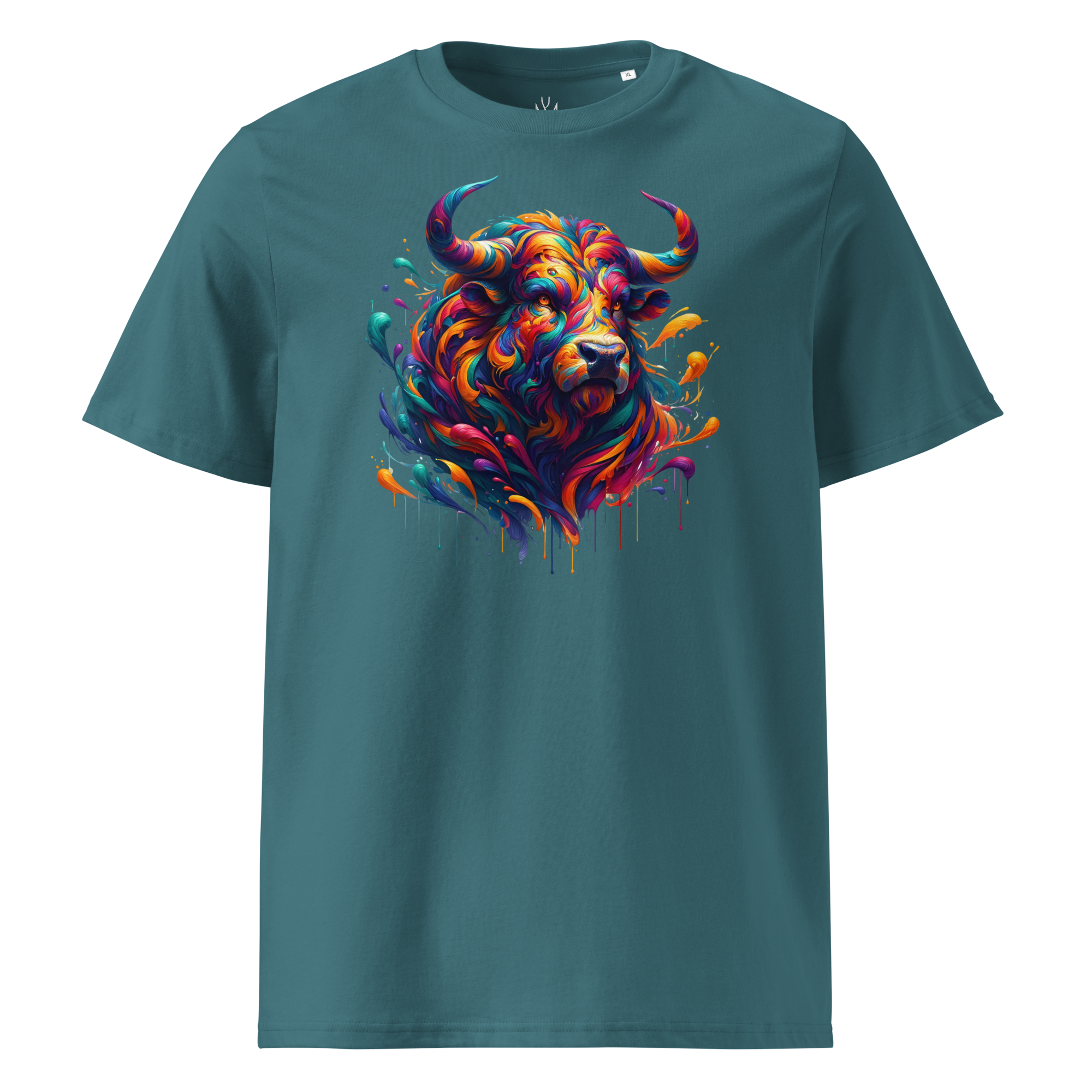 Krāsainais VĒRSIS. Unisex organiskās kokvilnas t-krekls