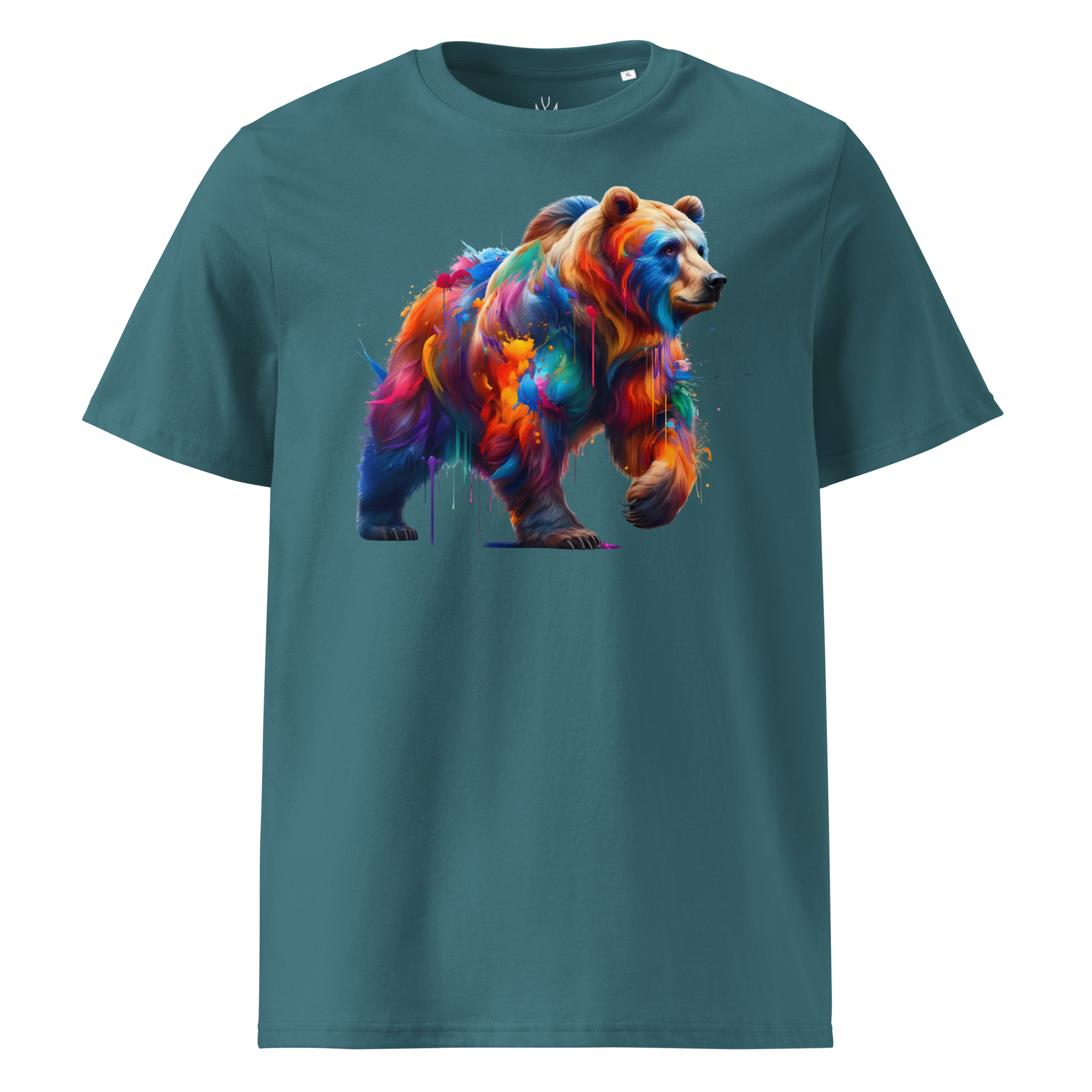 Krāsainais LĀCIS. Unisex organiskās kokvilnas t-krekls