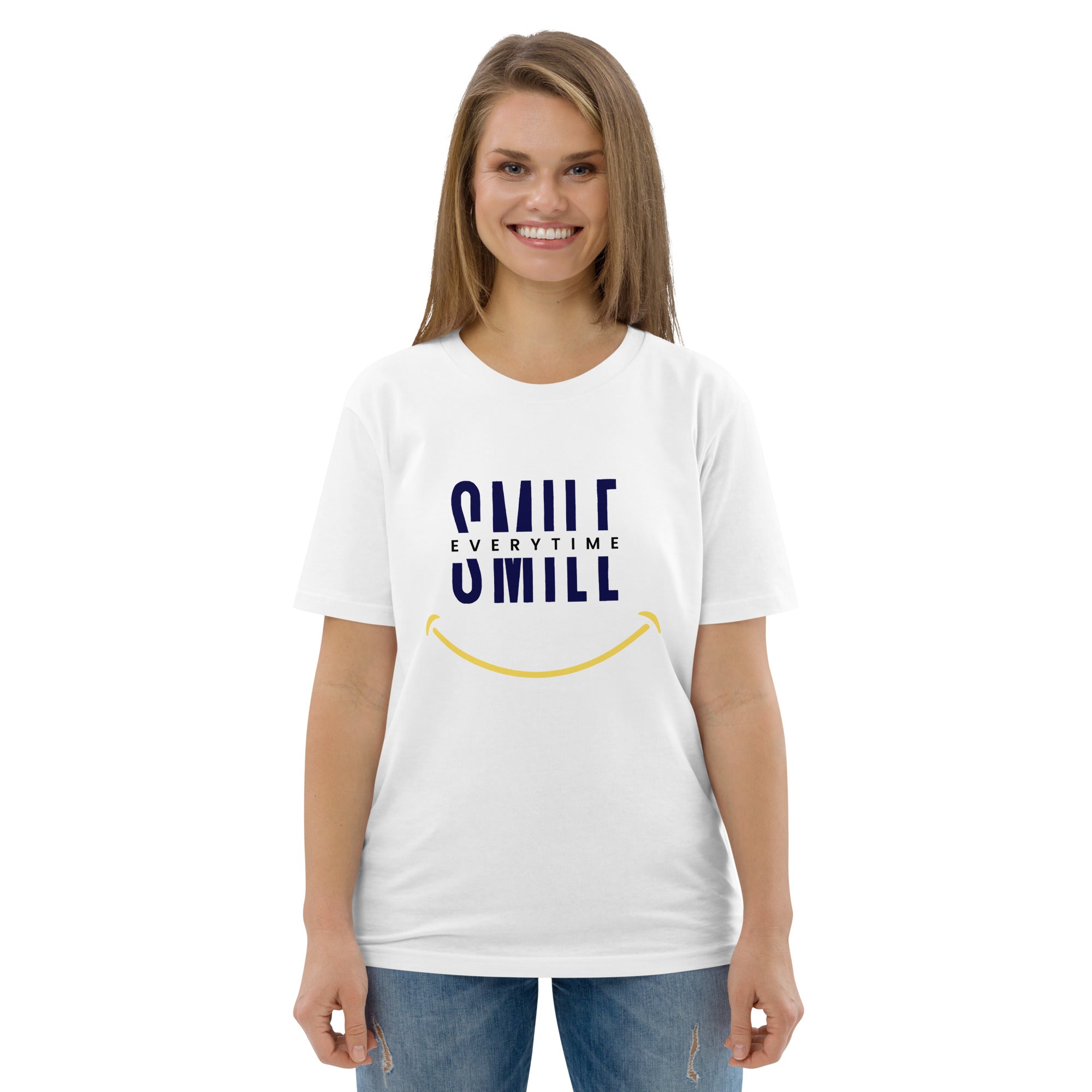 Smile everytime. Unisex organic cotton t-shirt