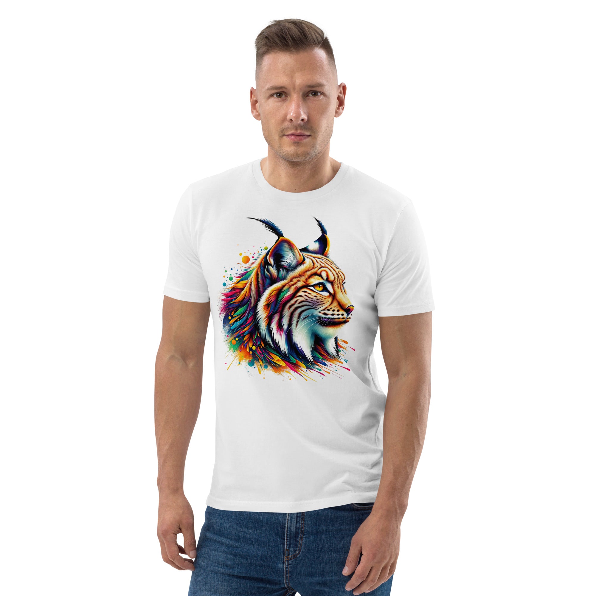 Apburošā Lūša maģija. Unisex organiskās kokvilnas T-krekls.