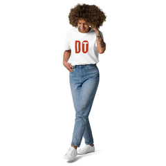 Unisex organiskās kokvilnas t-krekls ar uzrakstu "DO IT"