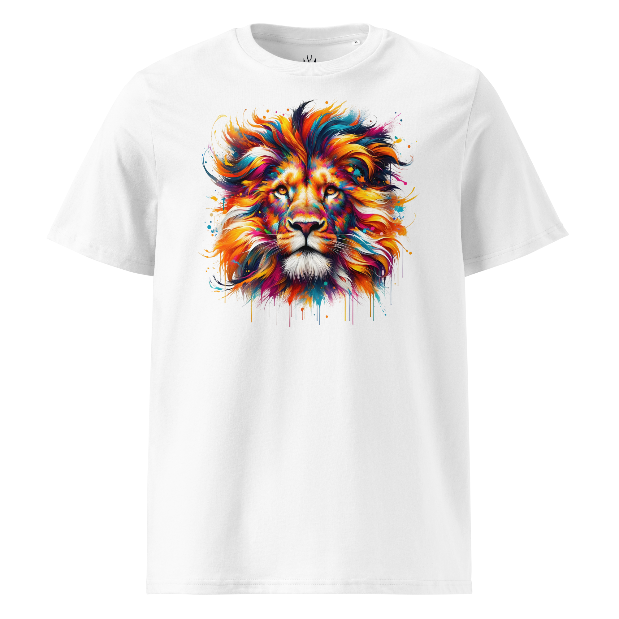 Colorful LION Unisex Organic Cotton T-Shirt