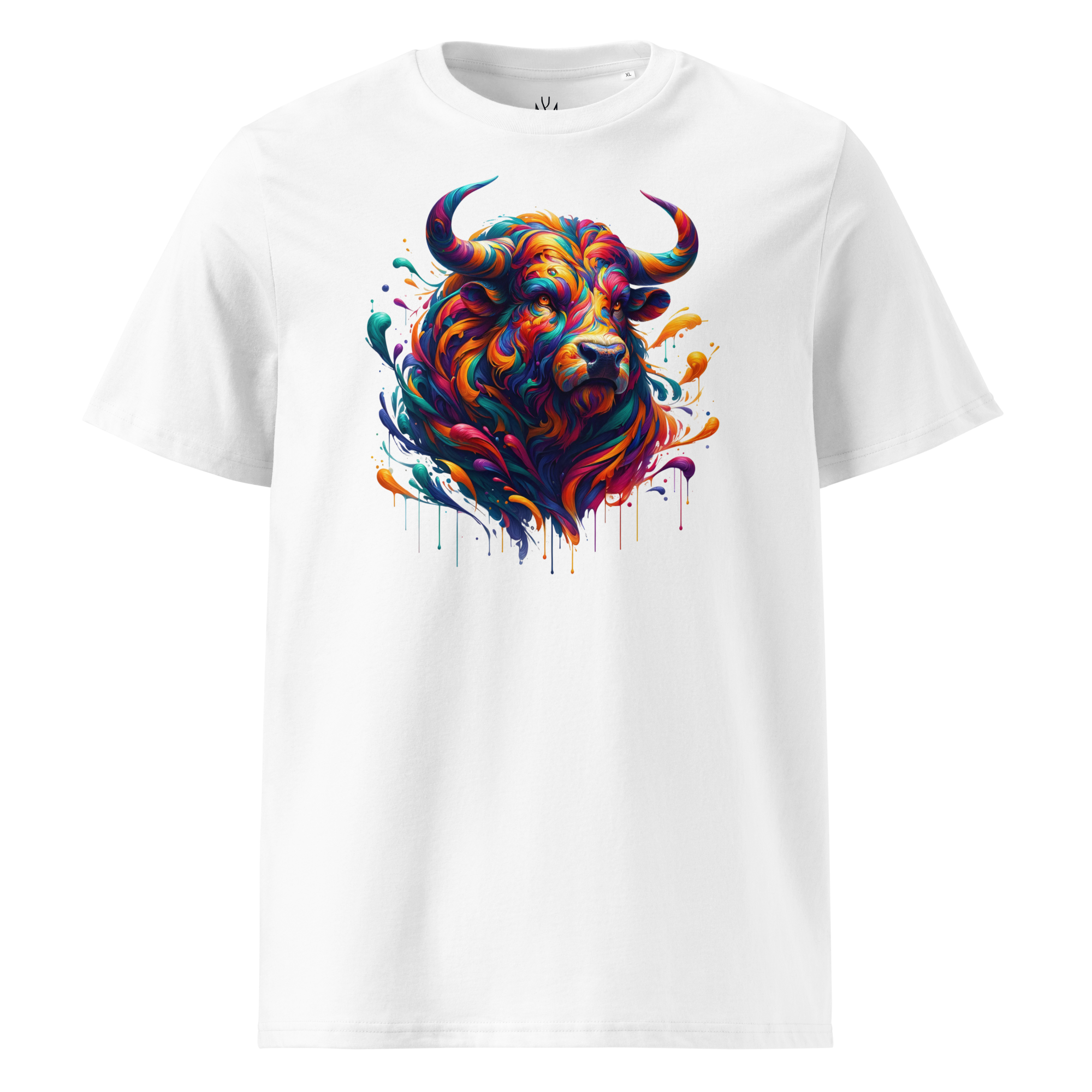 Krāsainais VĒRSIS. Unisex organiskās kokvilnas t-krekls