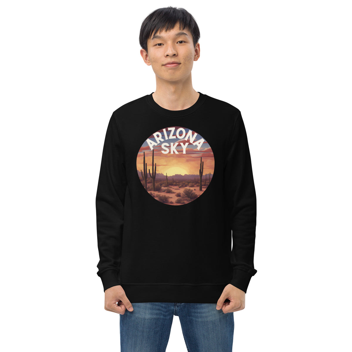 Arizona sky unisex organic sweatshirt