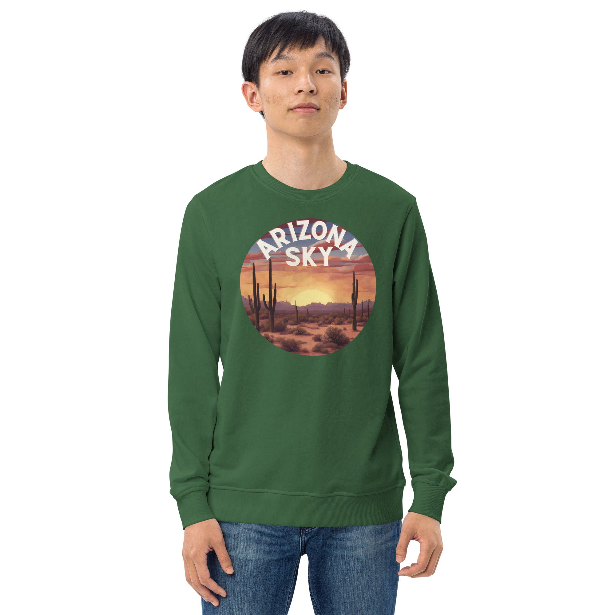 Arizona sky unisex organic sweatshirt