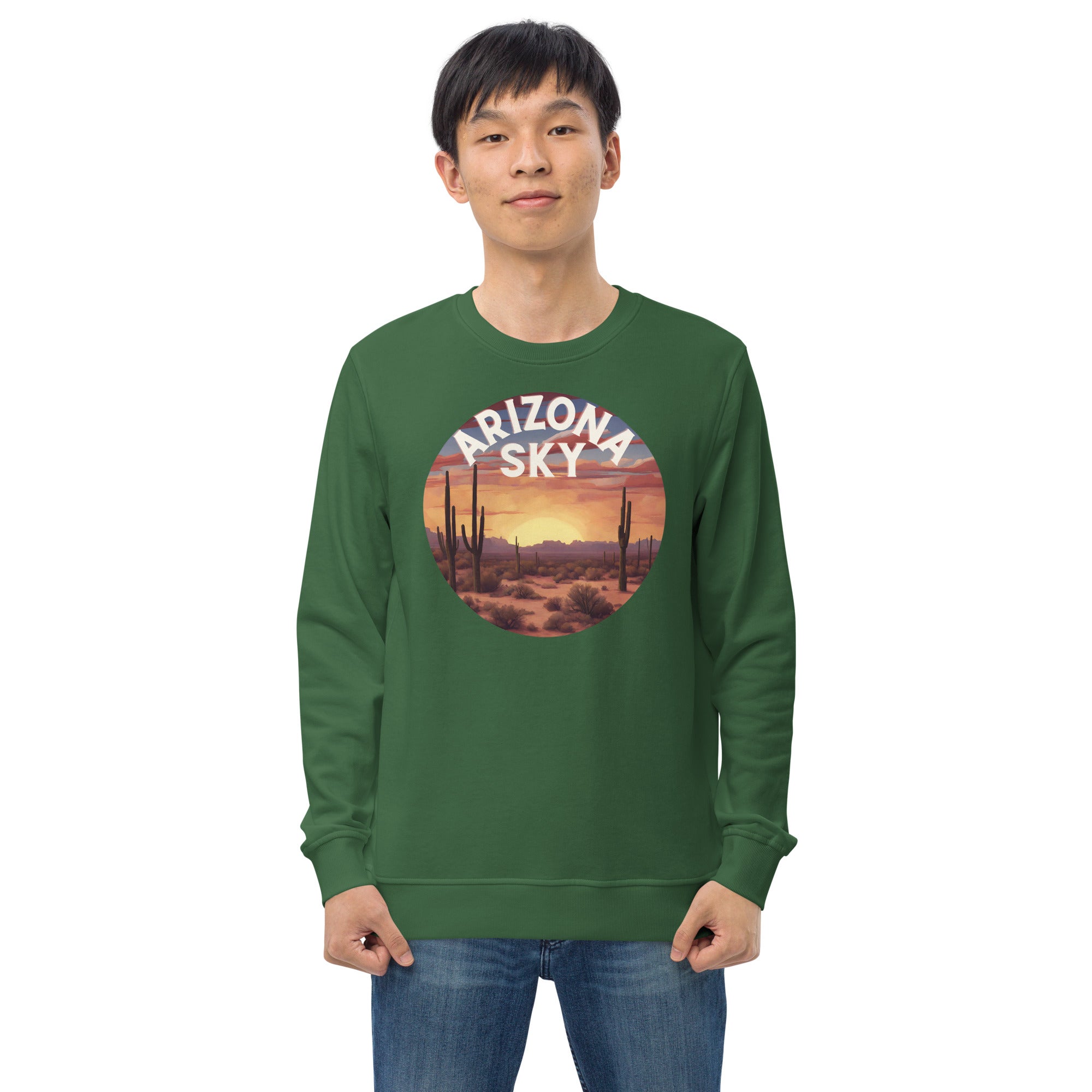 Arizona sky unisex organic sweatshirt