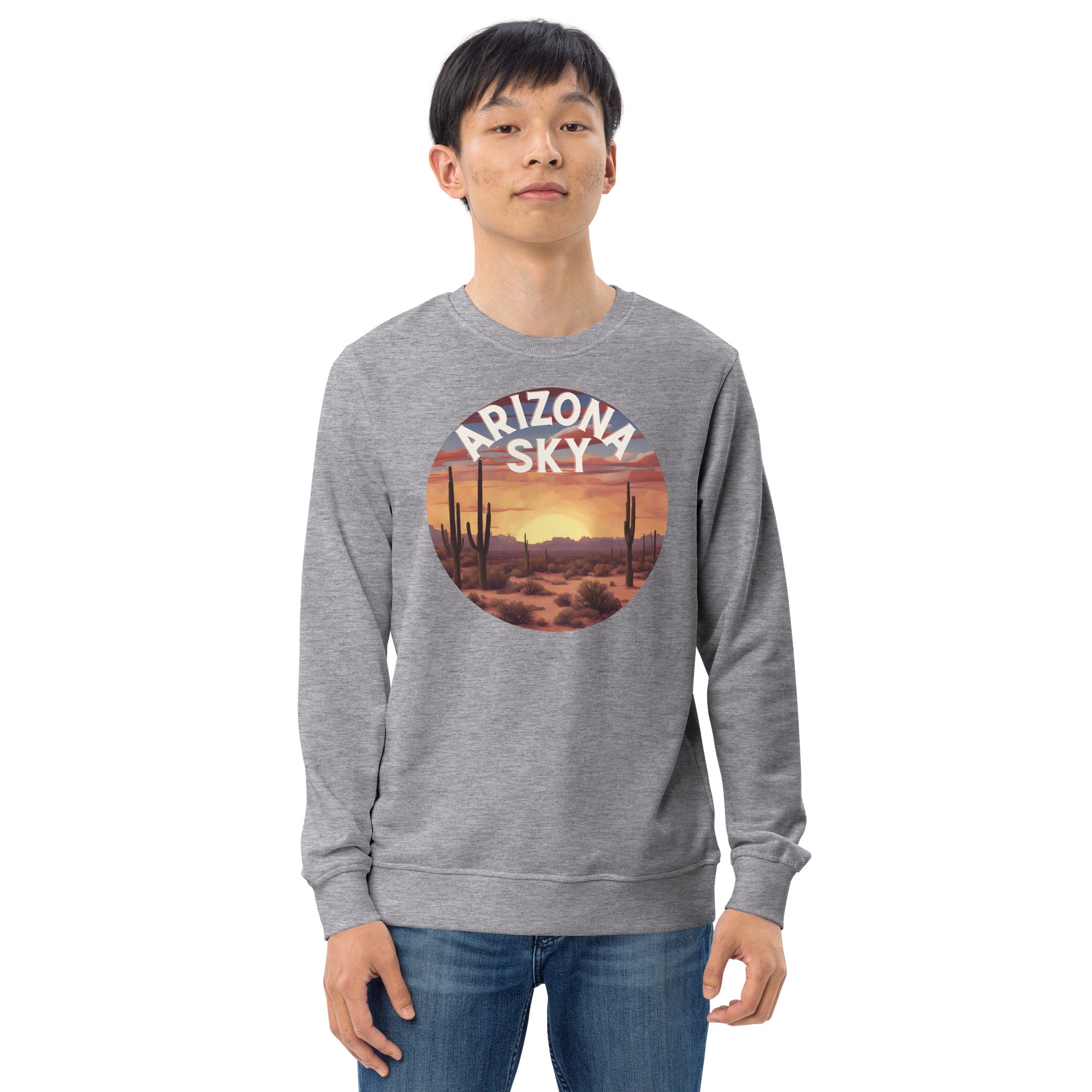 Arizona sky unisex organic sweatshirt