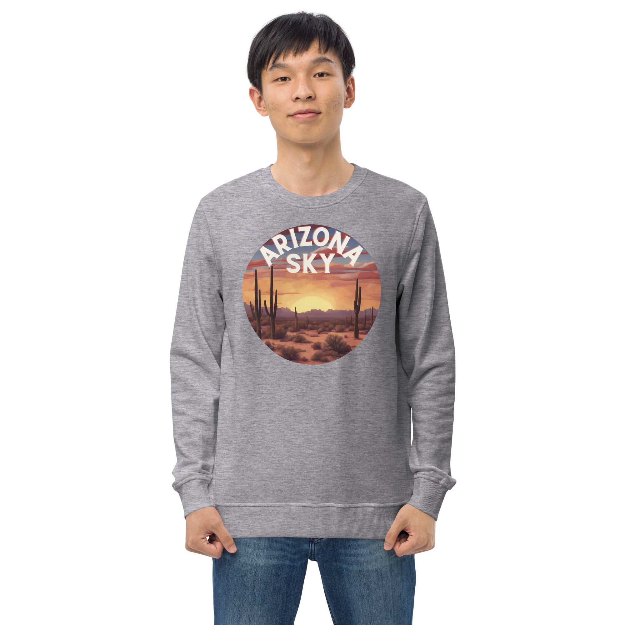 Arizona sky unisex organic sweatshirt