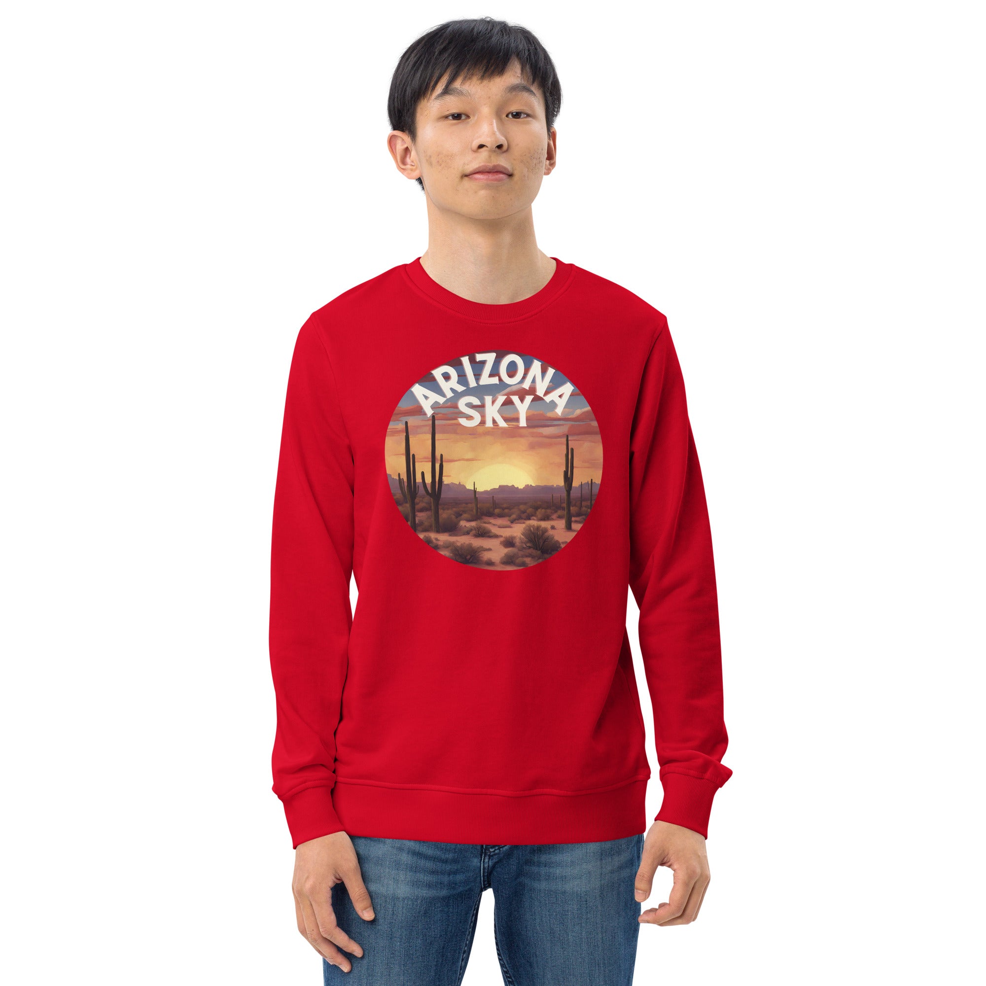 Arizona sky unisex organic sweatshirt