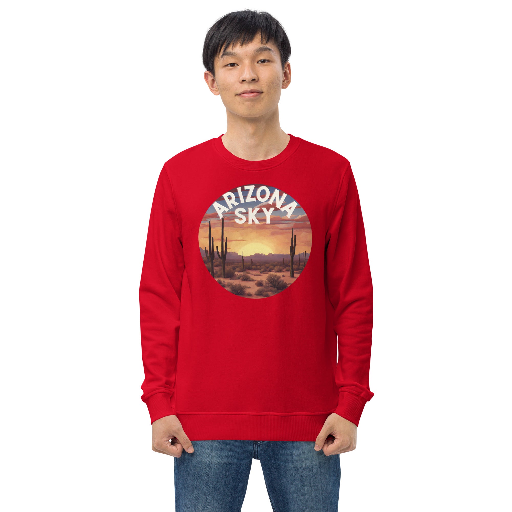 Arizona sky unisex organic sweatshirt