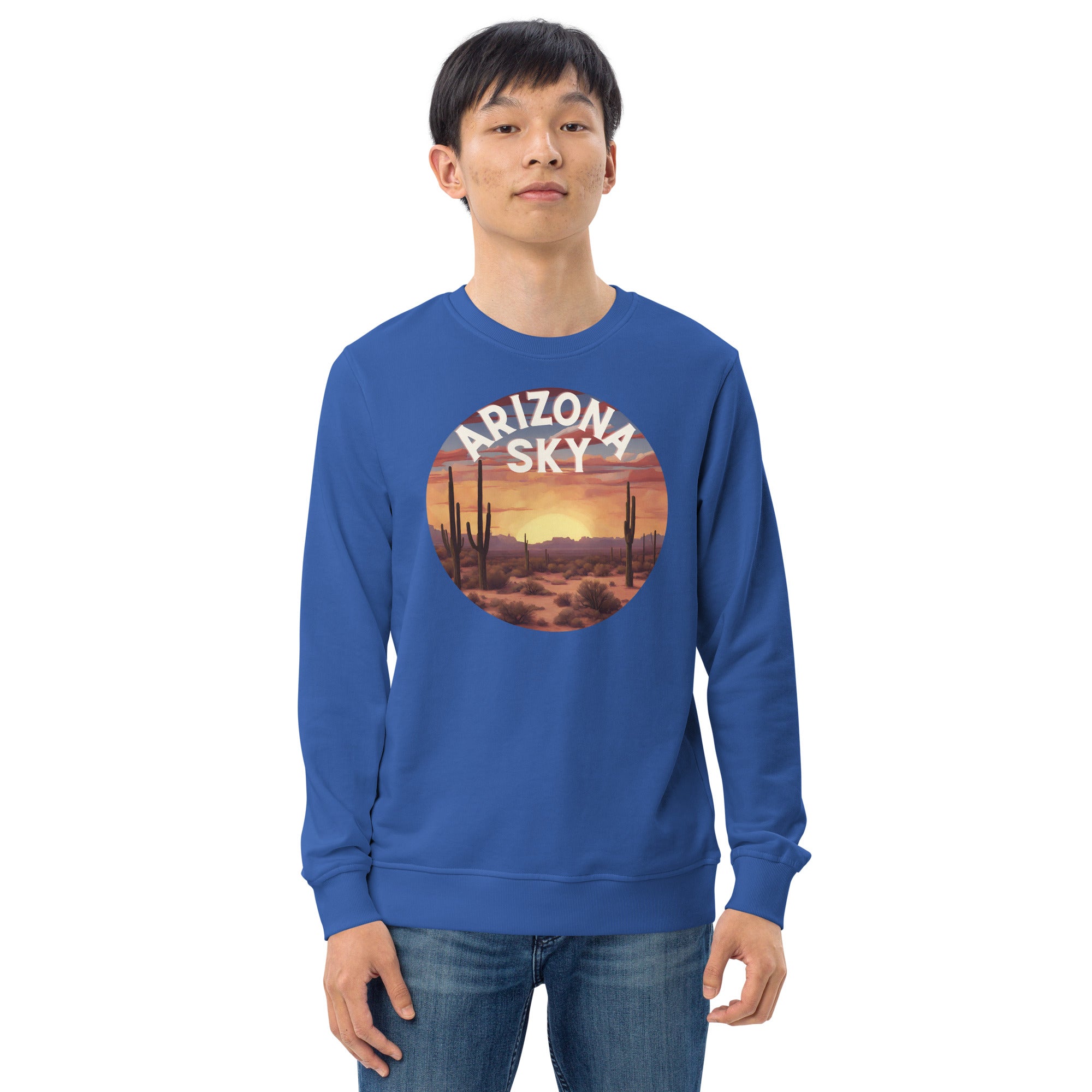 Arizona sky unisex organic sweatshirt