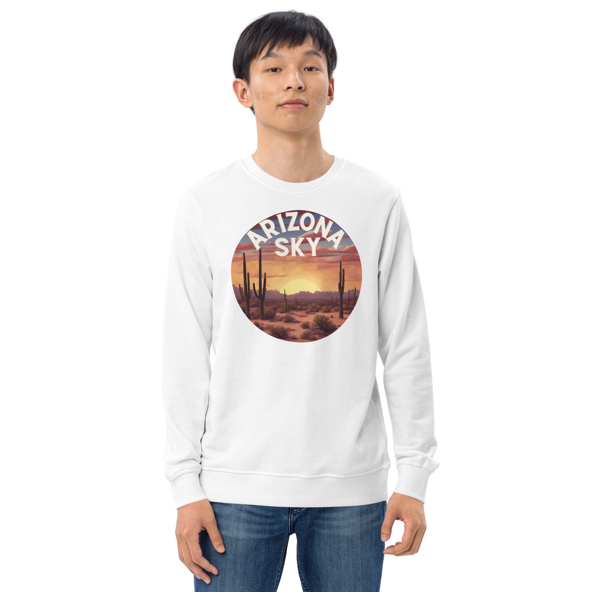 Arizona sky unisex organic sweatshirt