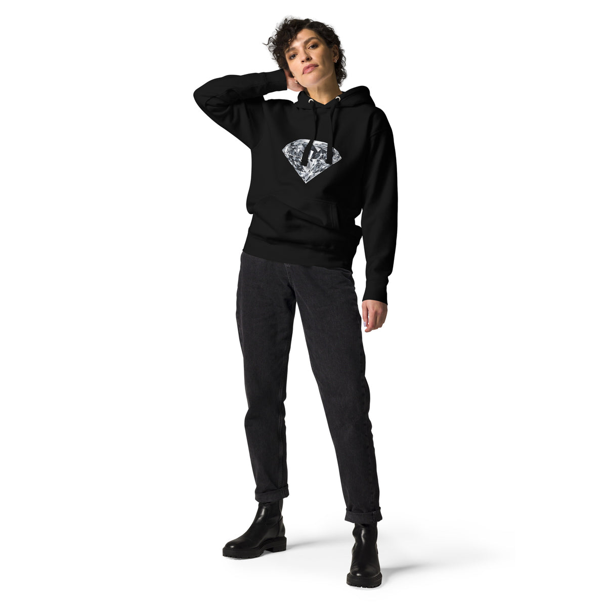 Diamond Design. Unisex Premium Hoodie