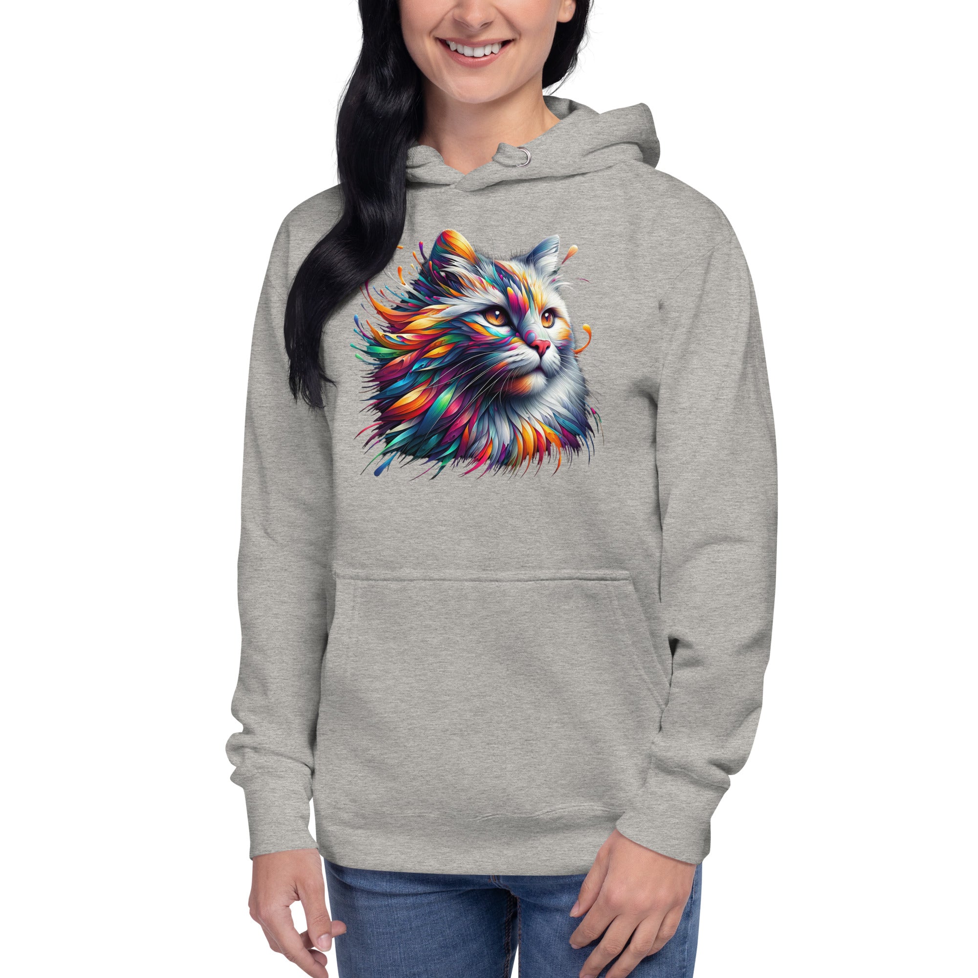Apburošā kaķa maģija. Unisex kapuci