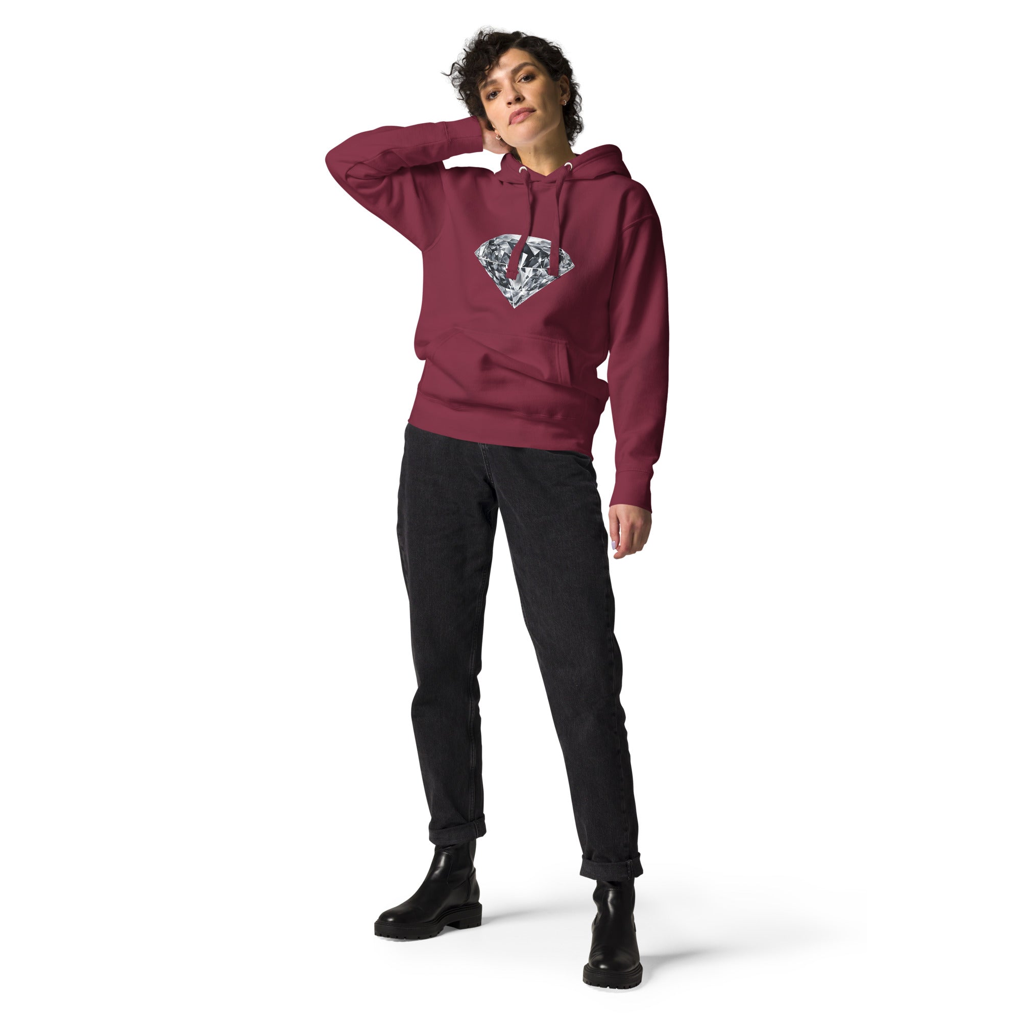 Diamond Design. Unisex Premium Hoodie