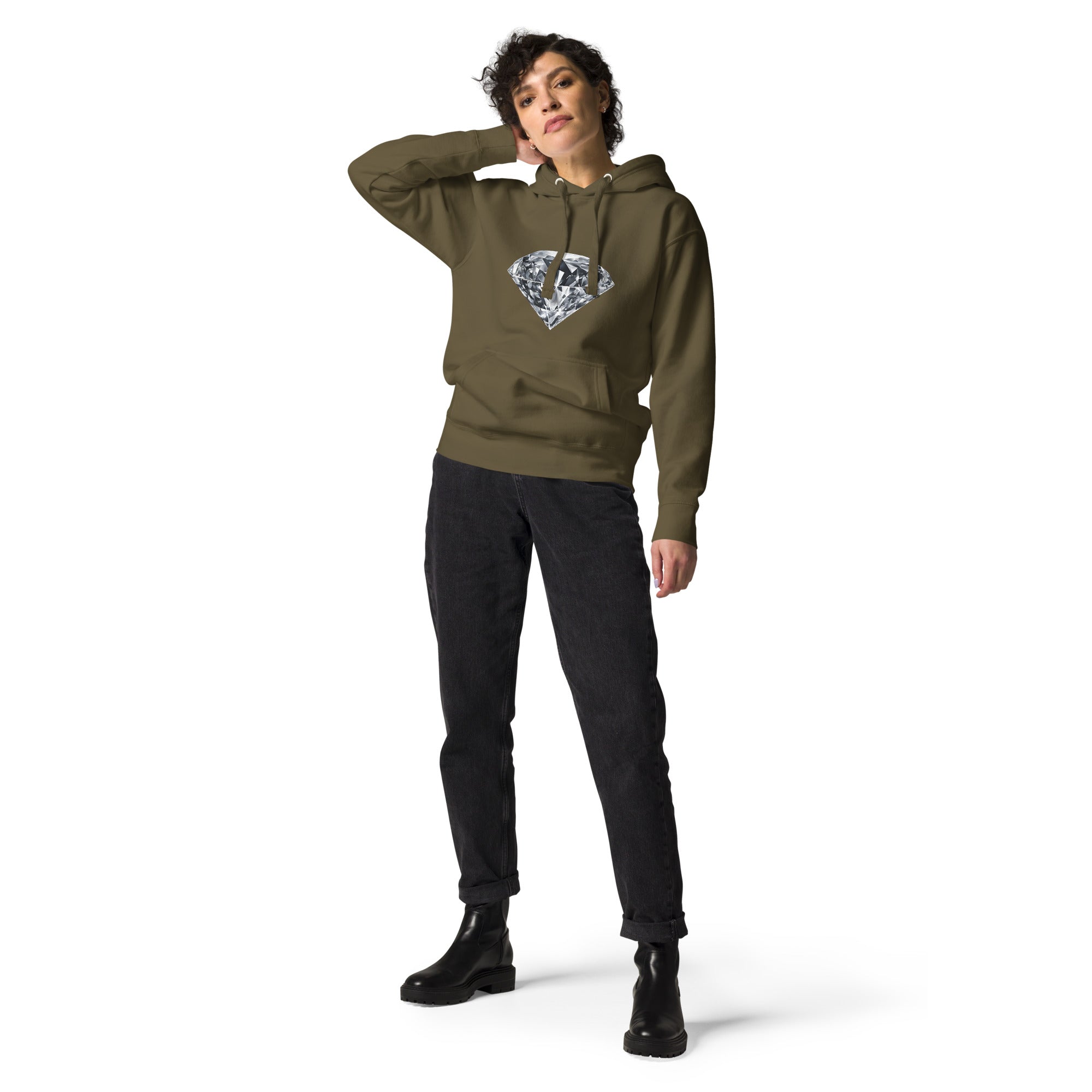 Diamond Design. Unisex Premium Hoodie