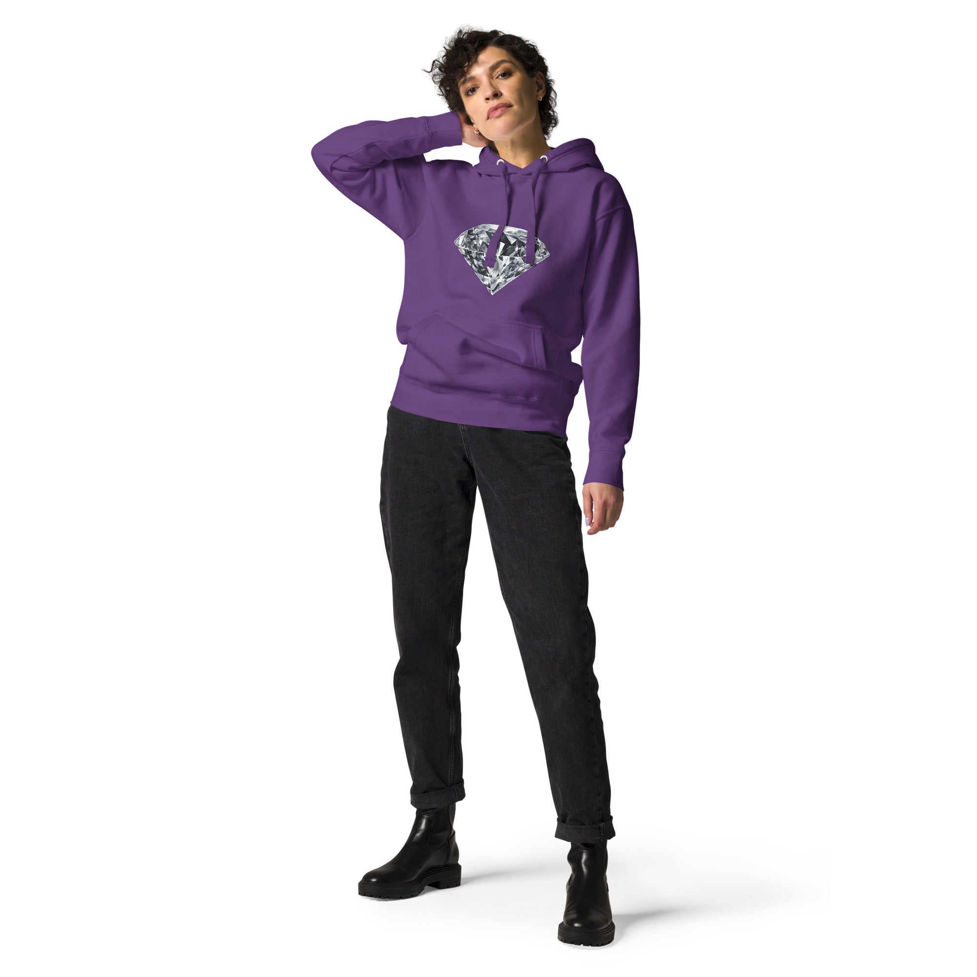 Diamond Design. Unisex Premium Hoodie