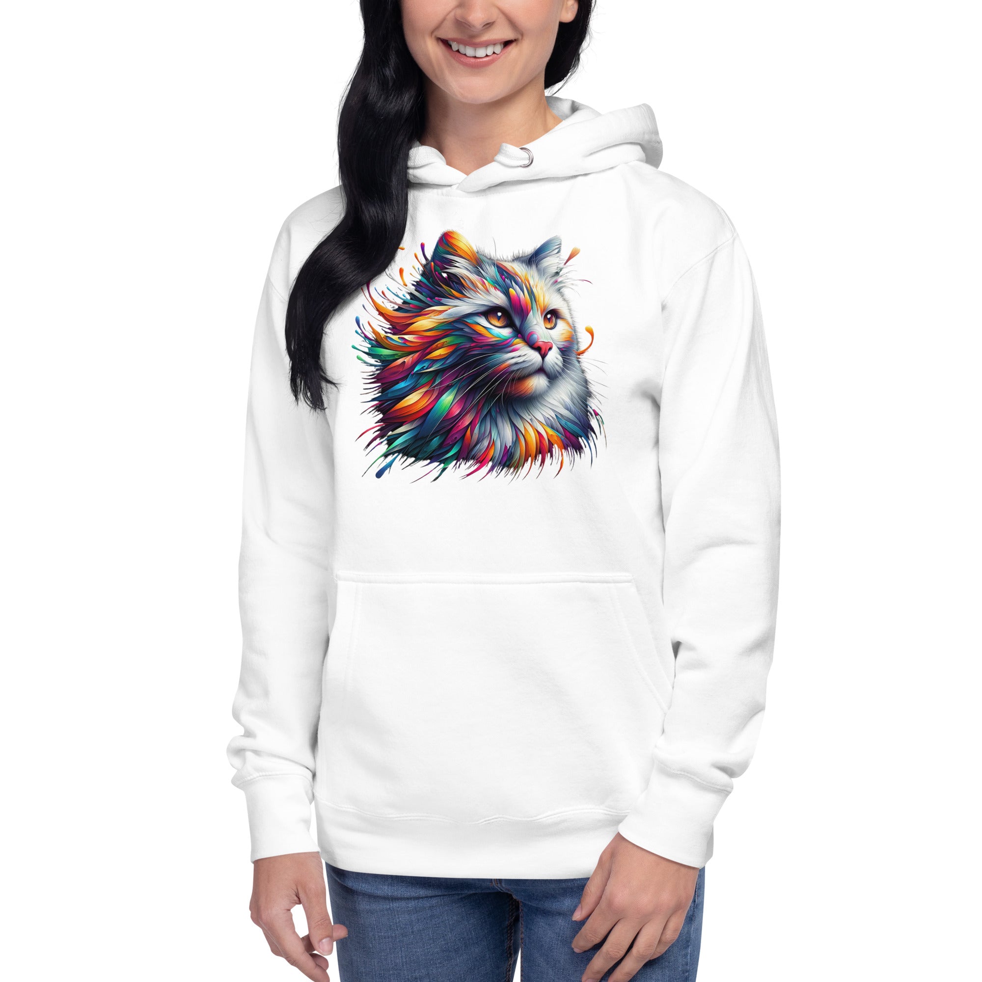 Apburošā kaķa maģija. Unisex kapuci