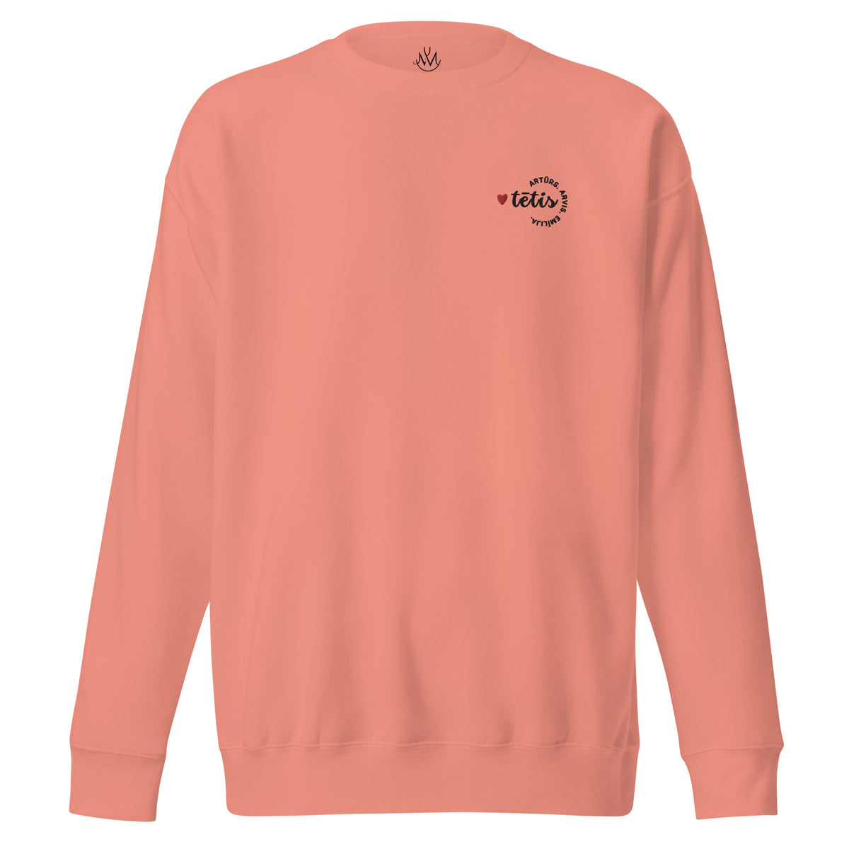 Daddy - Unisex Premium Sweatshirt (black embroidery)