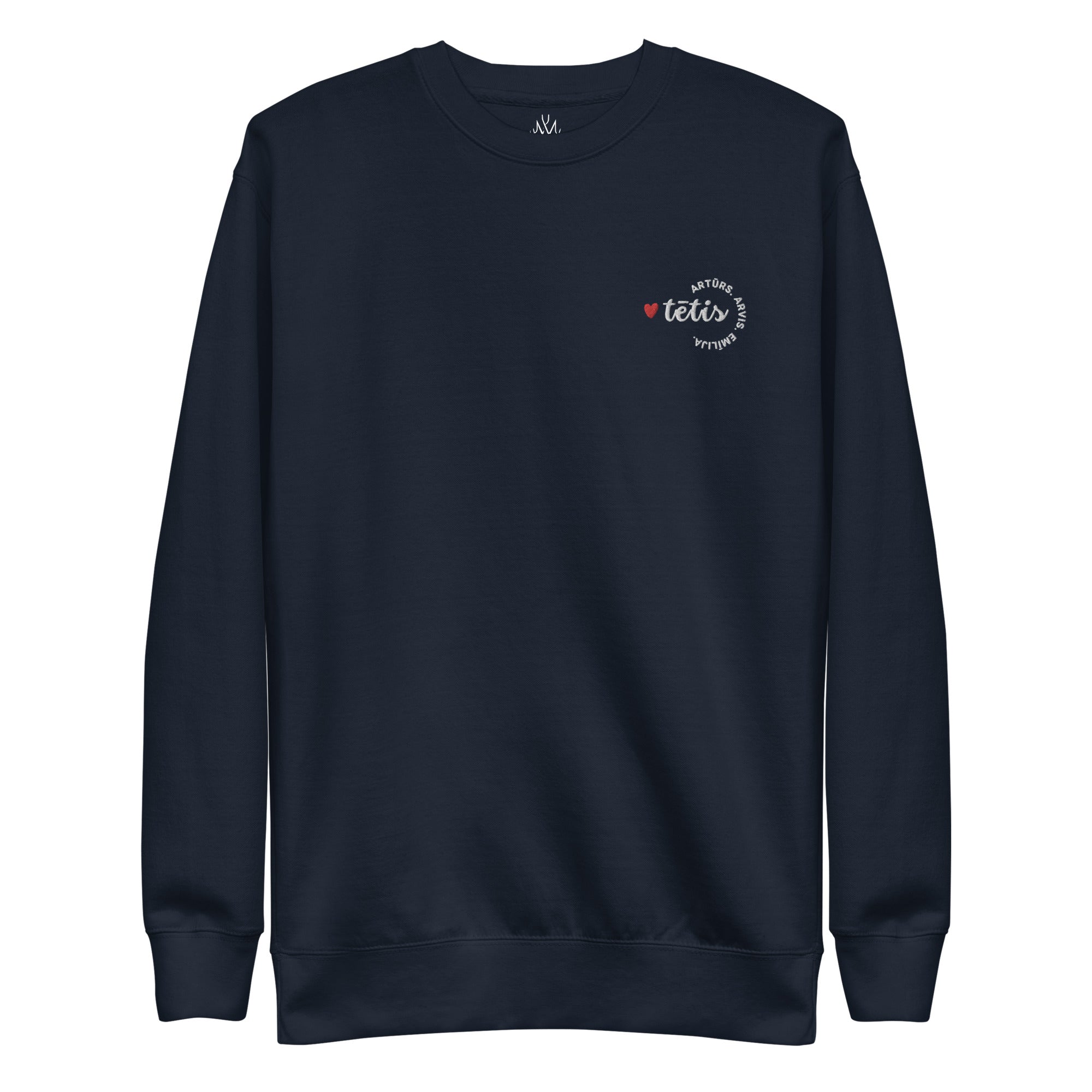 Daddy - Unisex Premium Sweatshirt (white embroidery)
