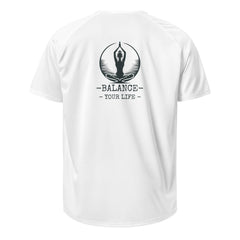 Balance your life. Unisex sports jersey