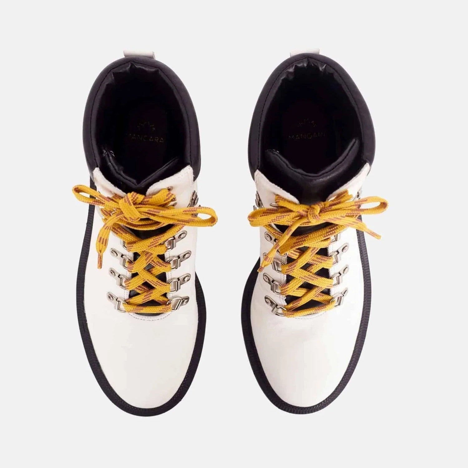 White Combat Boots – Stylish 9 cm Block Heel Design