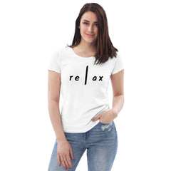 Women's fitted eco tee - relax
