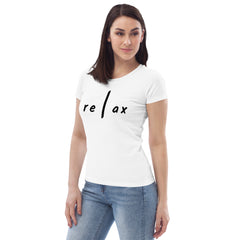 Women's fitted eco tee - relax