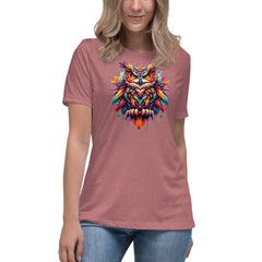 Enchanting Owl's Magic. Women's Relaxed T-Shirt.